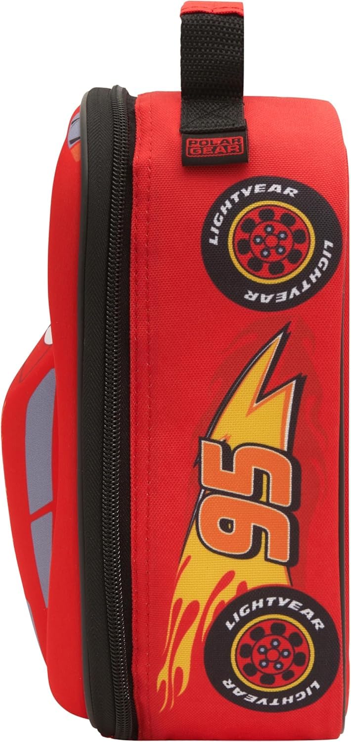 Disney Cars Insulated Kids Lunch Bag by Polar Gear | PEVA Lined | 25x18x13cm 3