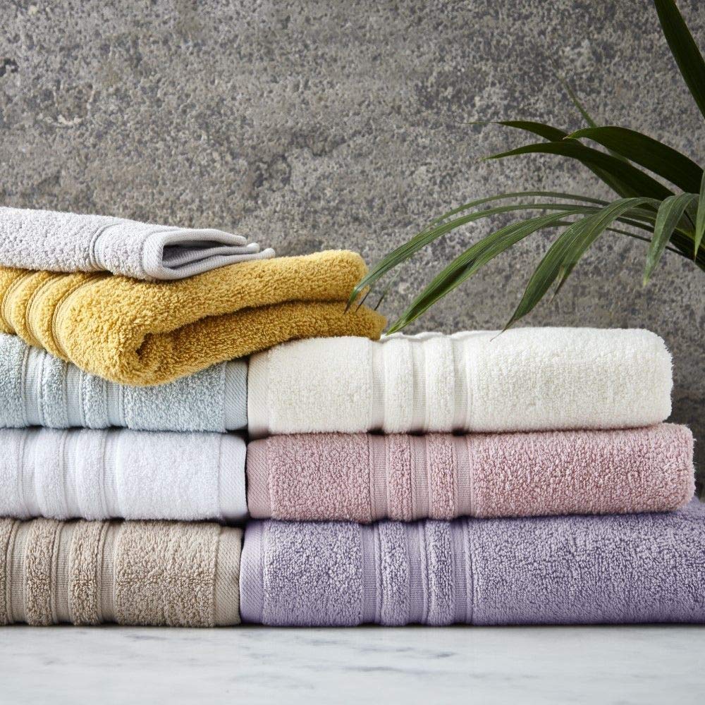 Catherine Lansfield Zero Twist Cotton Bath Towel | 70x120cm | Duck Egg Blue | Super Soft 3