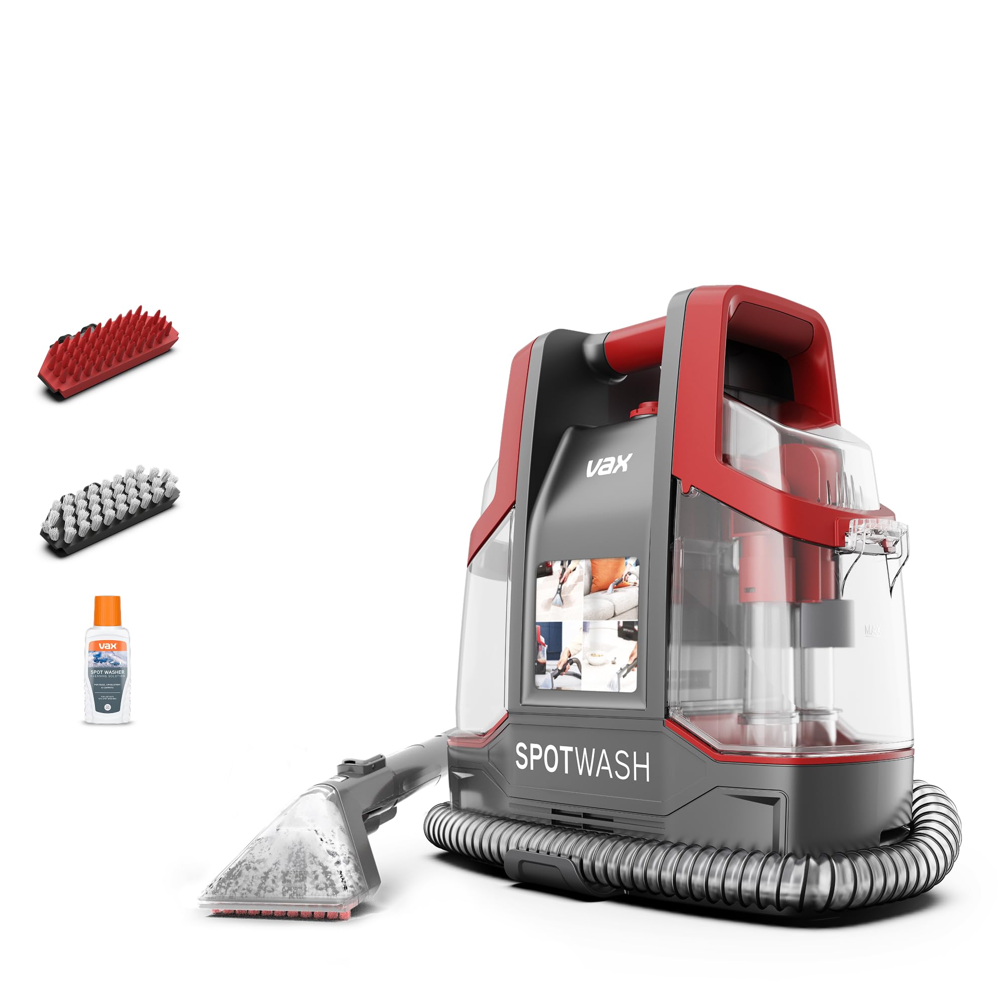Vax SpotWash Spot Cleaner - Multi-Surface Cleaning for Stains, Spills & Pet Messes | 3.89kg 1