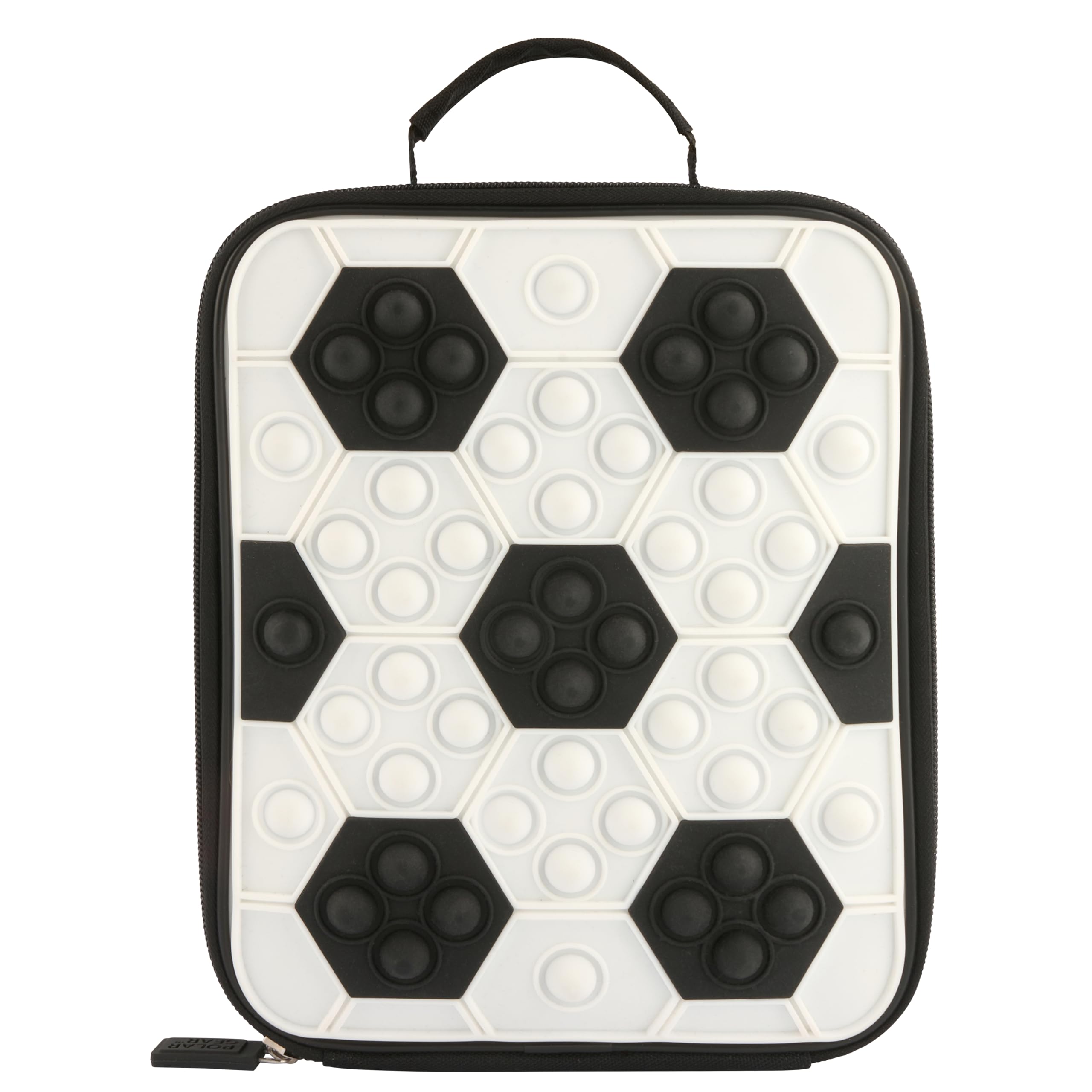 Polar Gear Kids Football Sensory Pop It Lunch Bag - Insulated, Lightweight, Wipe-Clean Interior 1