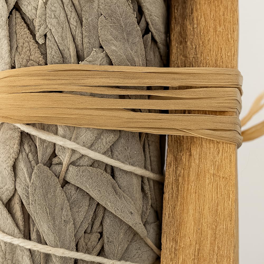 VIE Sage Smudge Stick - White Sage & Palo Santo Blend | Energy Clearing | Pack of 1 3