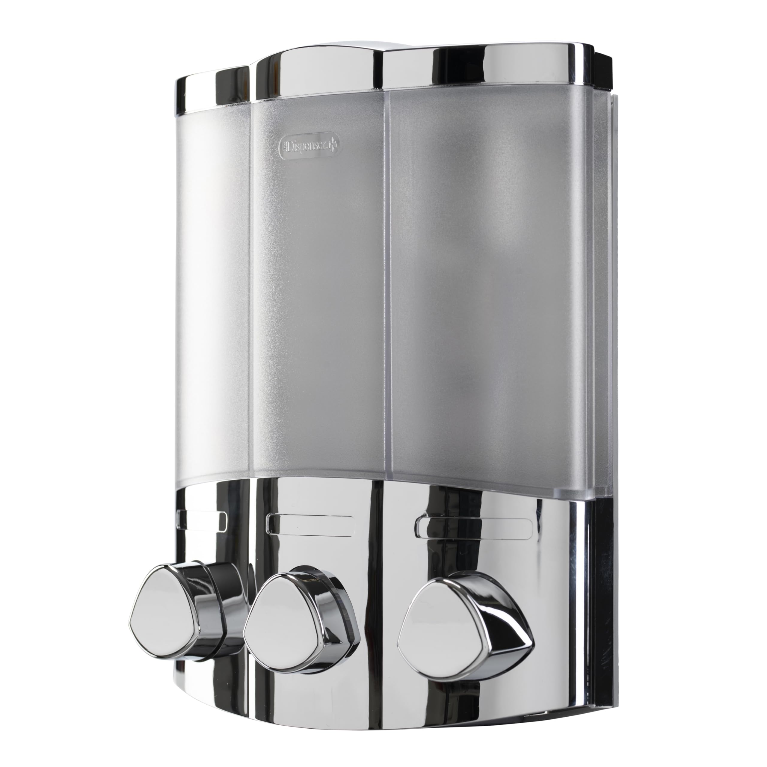 Croydex Trio Soap Dispenser - Chrome Finish | Corner or Flat Mount | Reduces Waste 1