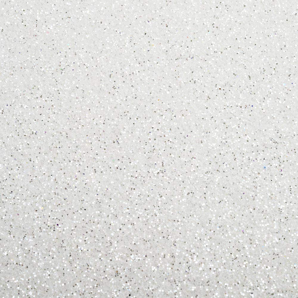 Italian Options 250GSM Non-Shed Glitter Card Stock - Ice White | A4 Size | 10 Sheets 2