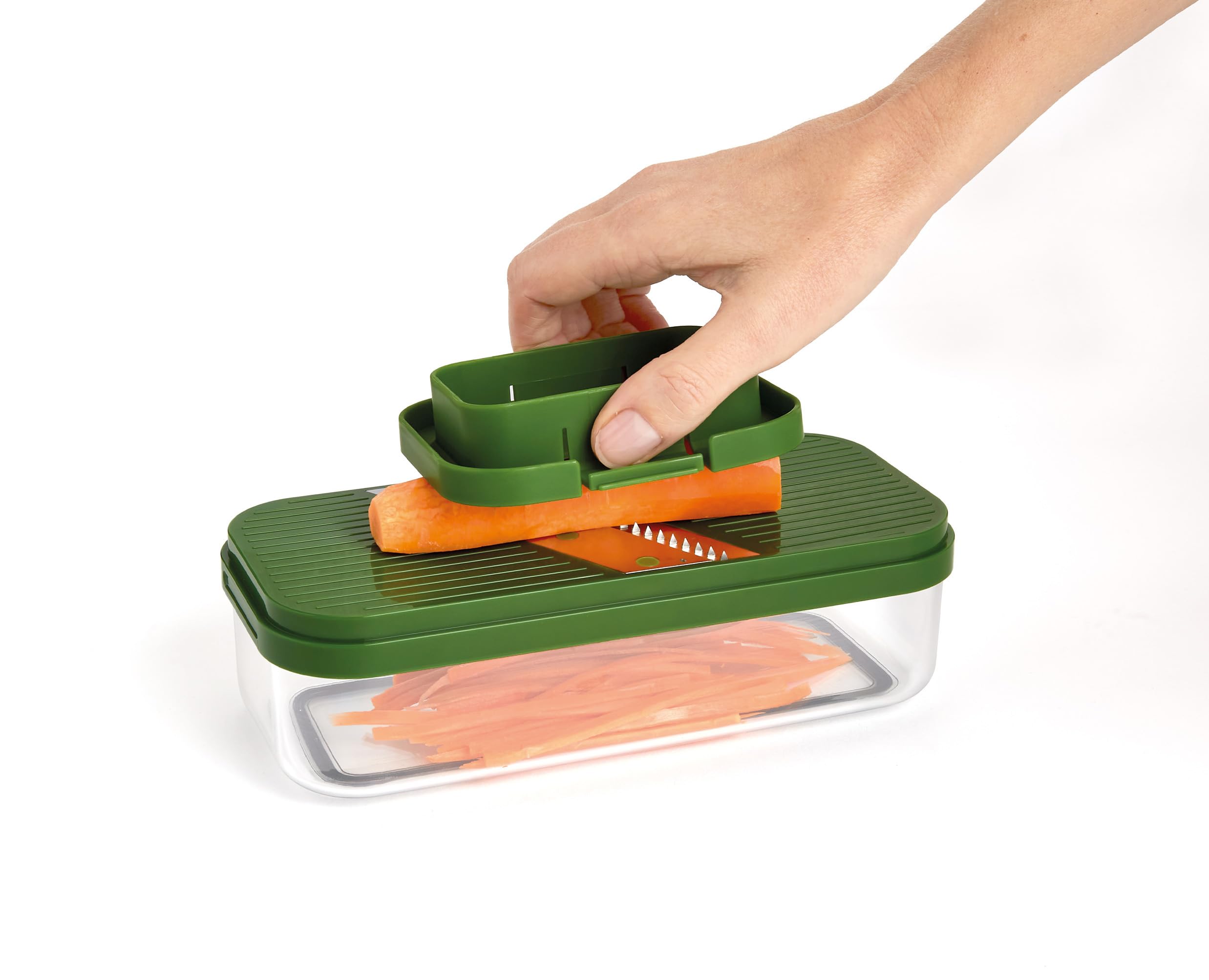 Joseph Joseph Multi-Prep Compact 4-in-1 Multifunctional Set | Chopper, Grater, Slicer, Julienne Cutter 8