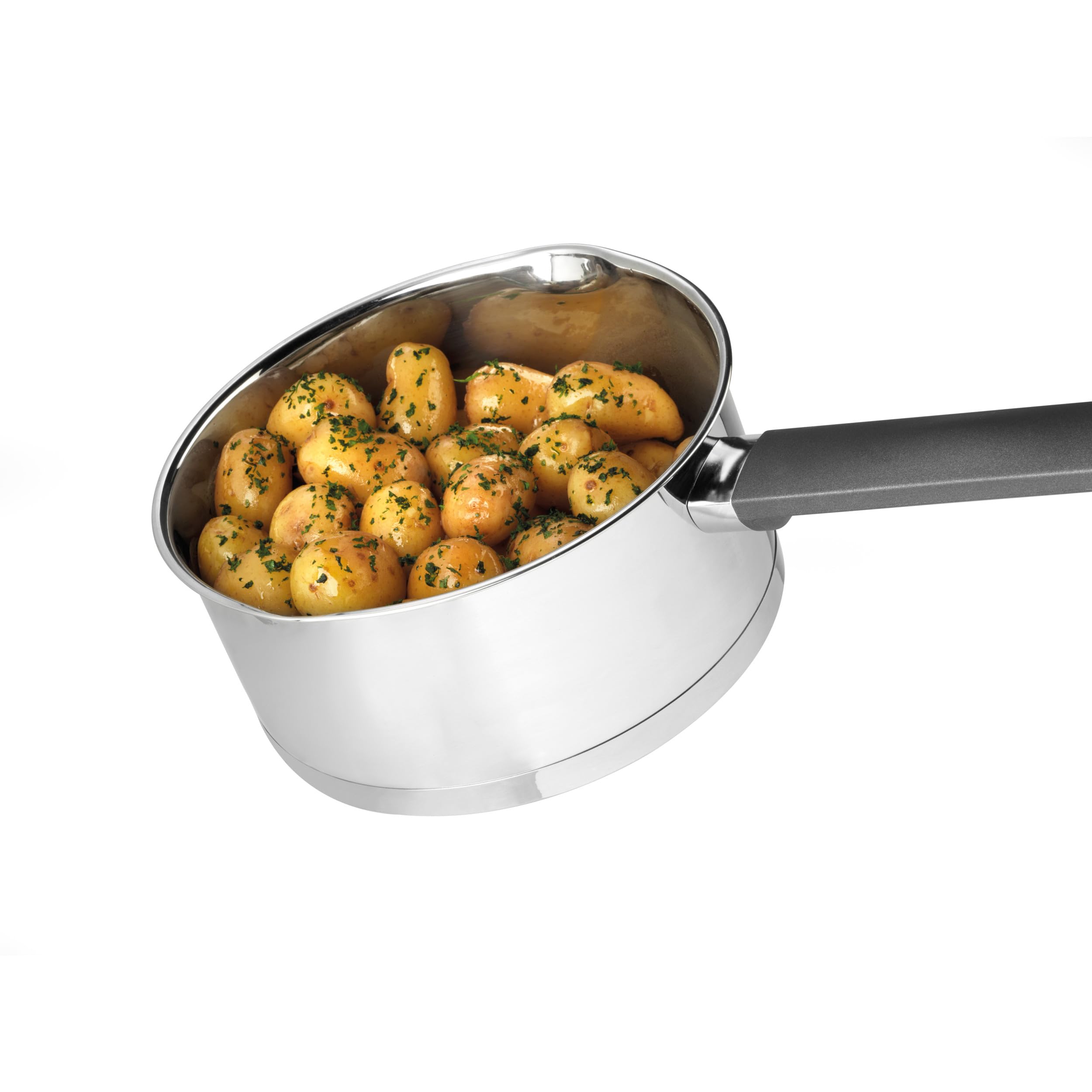 Russell Hobbs Excellence Collection 20 cm Stainless Steel Saucepan with Lid | Induction Compatible | Pouring Lip 9