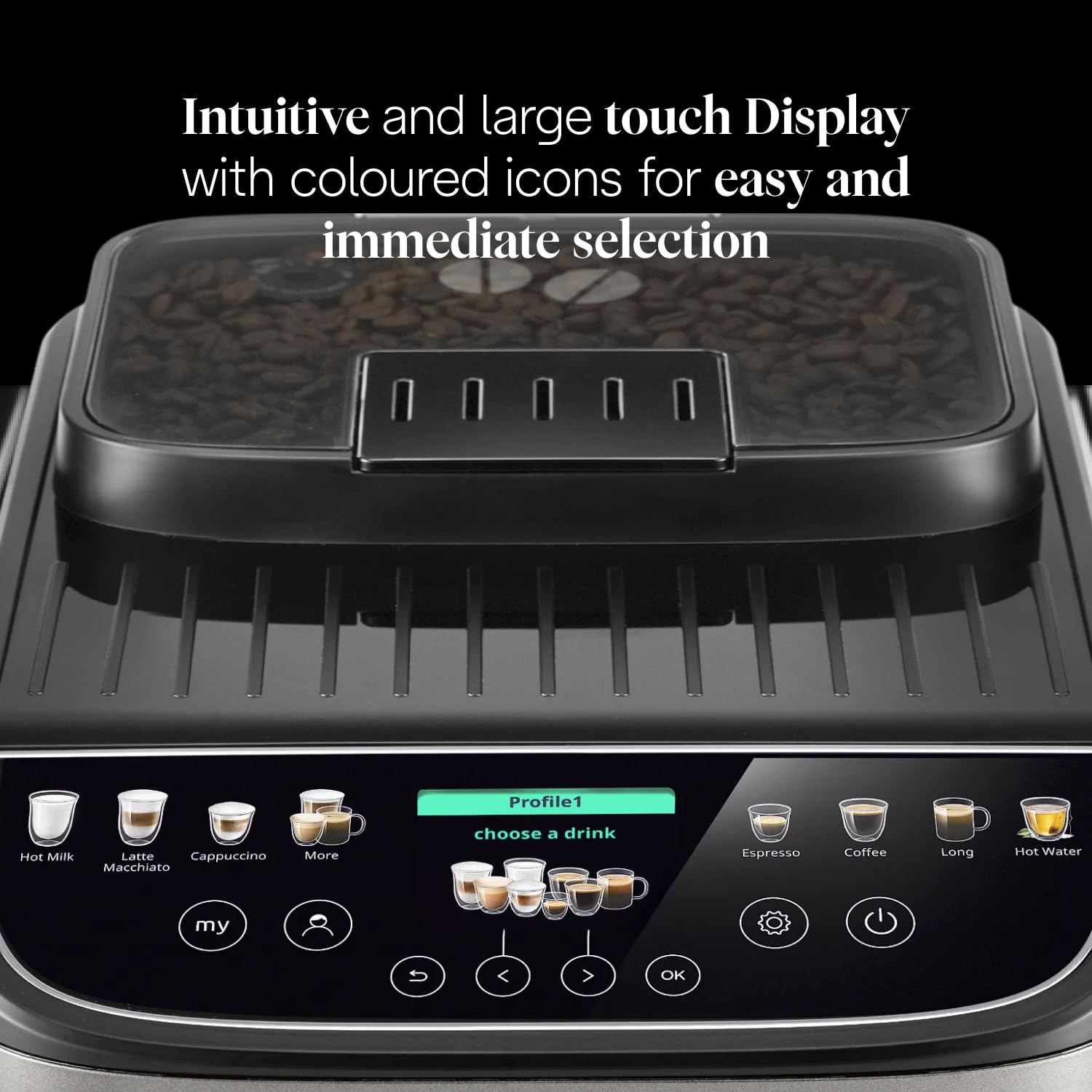 De'Longhi Magnifica Evo Next ECAM312.80.TB Bean-to-Cup Coffee Machine | Automatic Milk Frother | 13 Drinks 7
