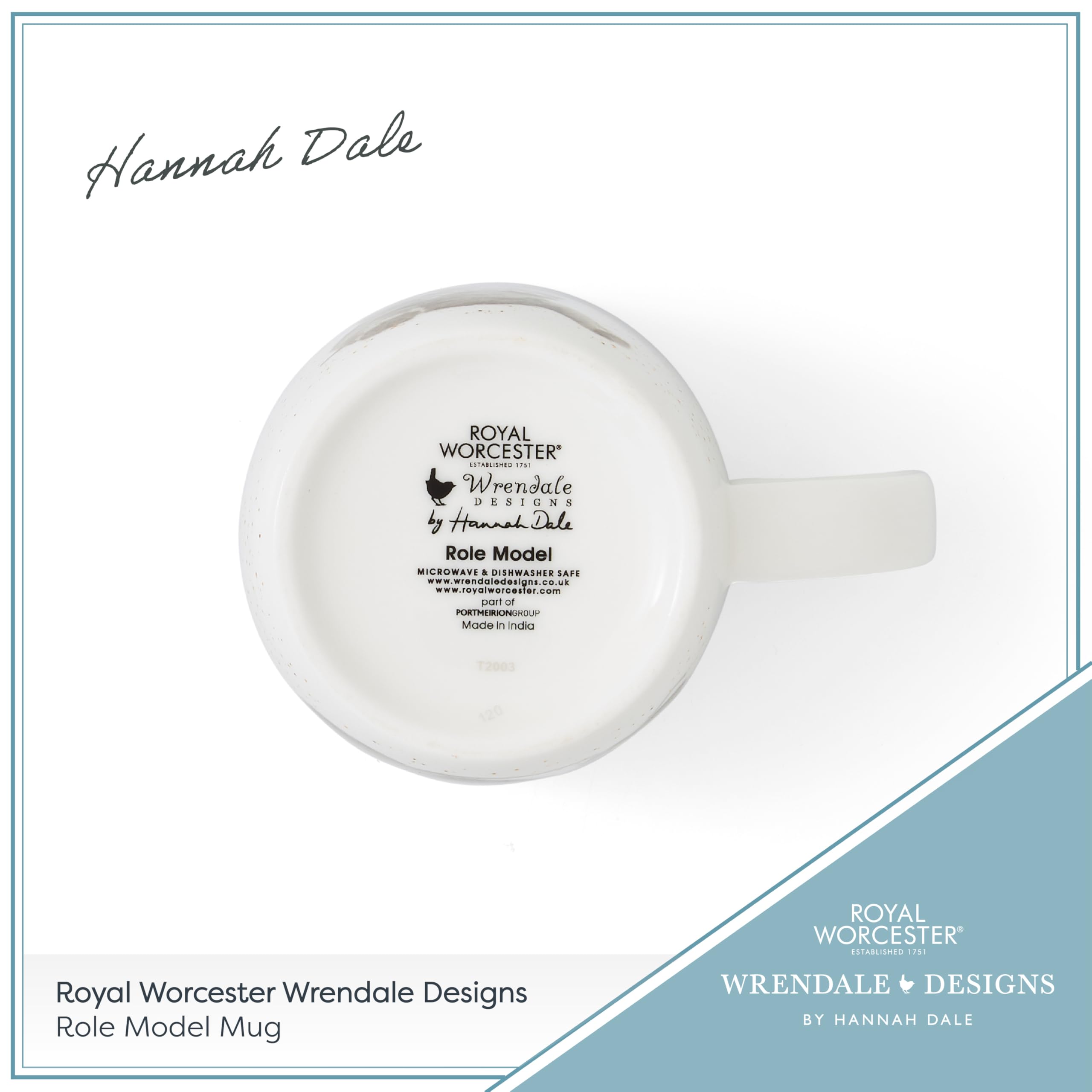 Royal Worcester Wrendale Designs Elephant Mug - Fine Bone China | 310ml | Dishwasher & Microwave Safe 6