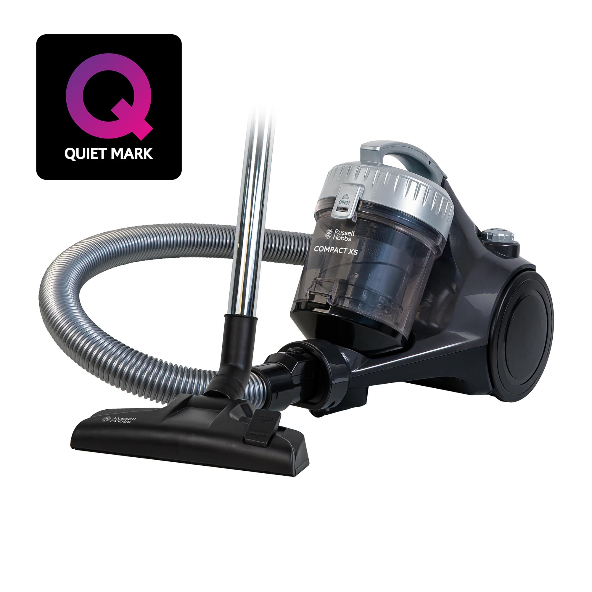 Russell Hobbs Compact XS Bagless Cylinder Vacuum Cleaner - 700W Power | 1.5L Capacity | Quiet Mark Certified 12