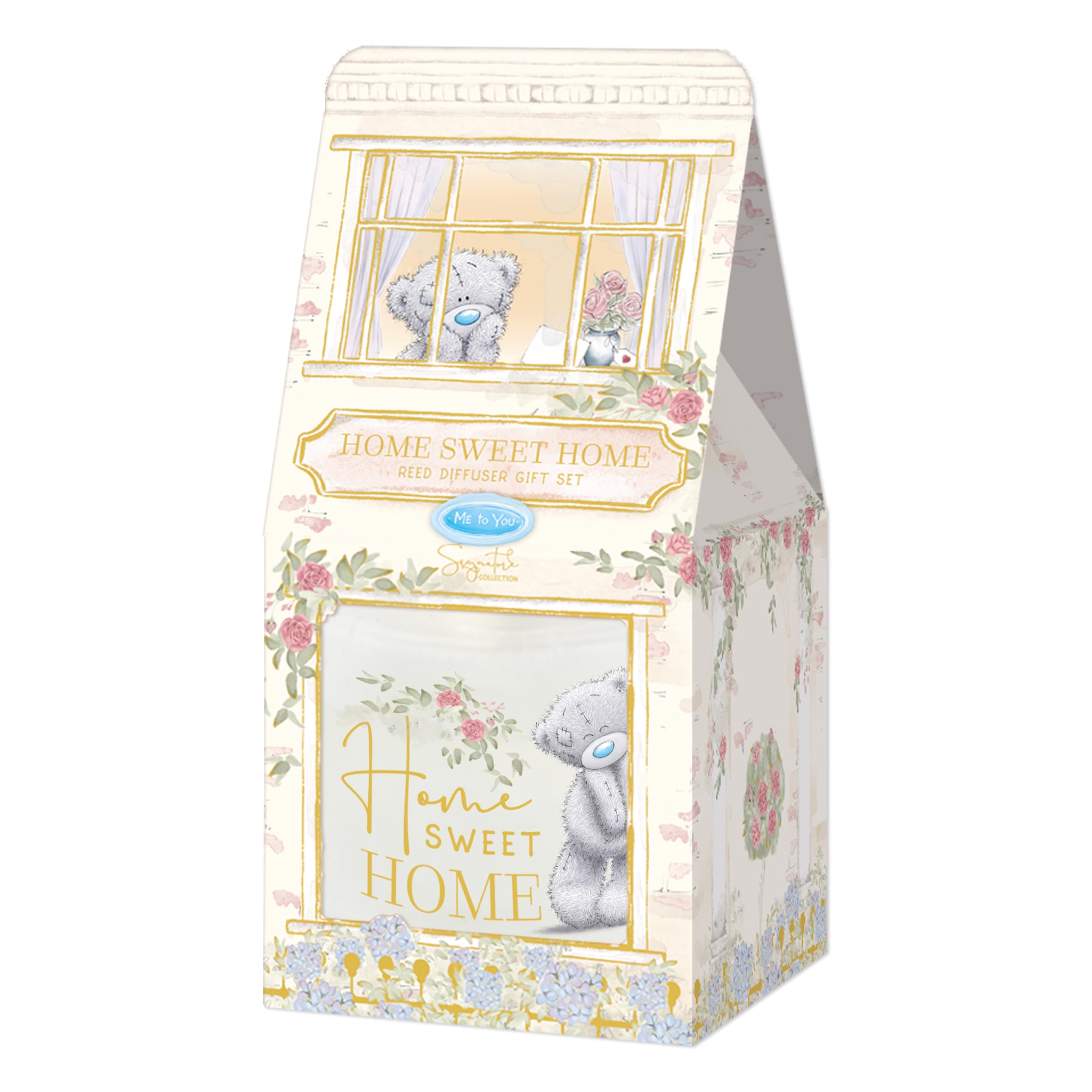 Me To You Bear Tatty Teddy Reed Diffuser - Peony & Freesia Scent | Glass Bottle | Long Lasting Aroma 4