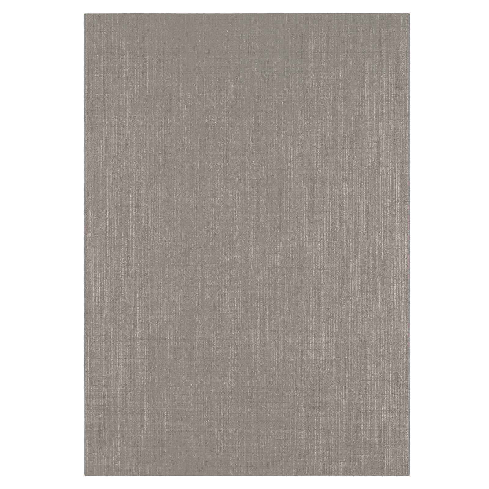 Vaessen Creative Florence Linen Cardstock - 250 GSM | A4 | Concrete Grey | 10 Sheets 1