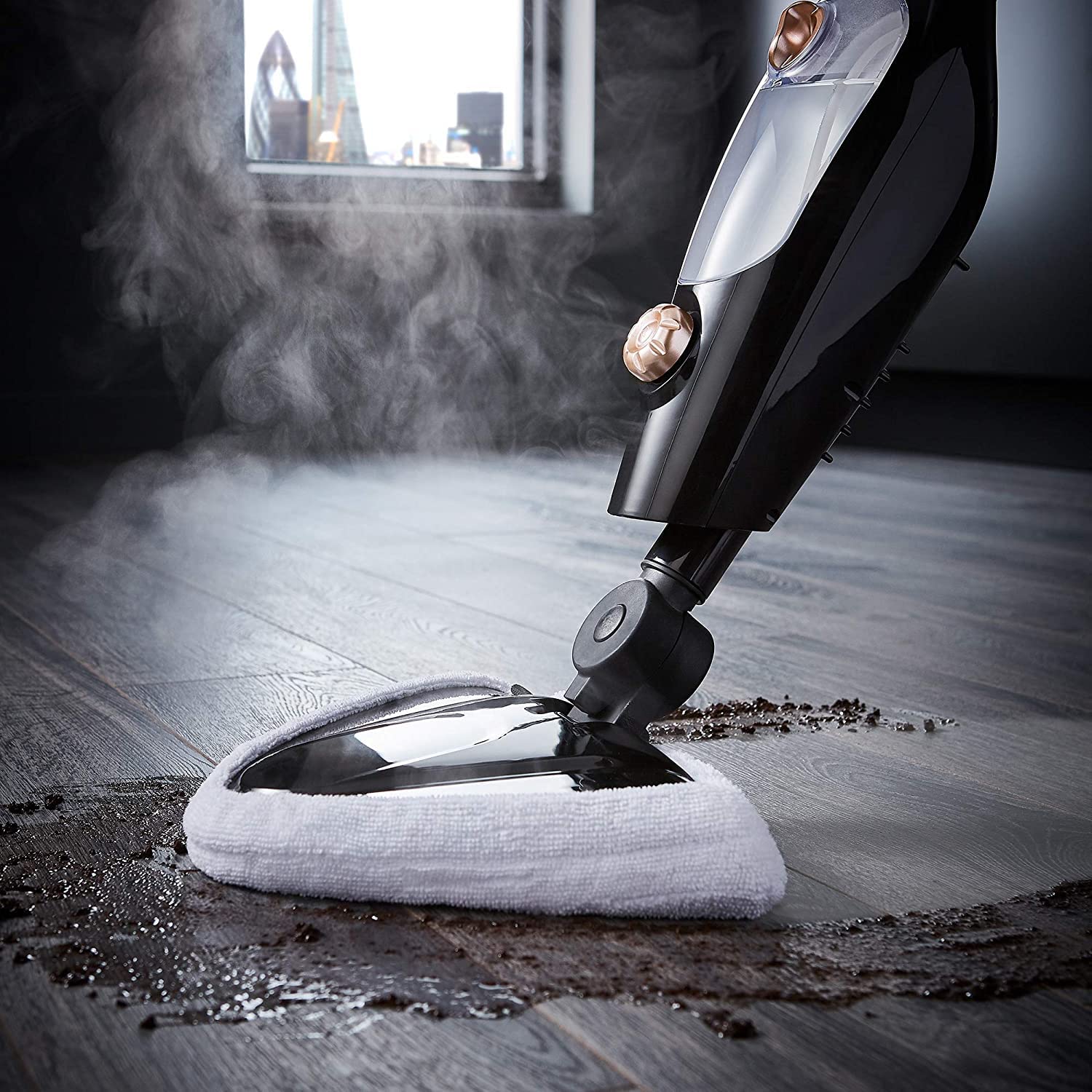 Tower T132003BLG 16-in-1 Steam Mop - 1500W Power | Converts to Handheld | Rose Gold 7