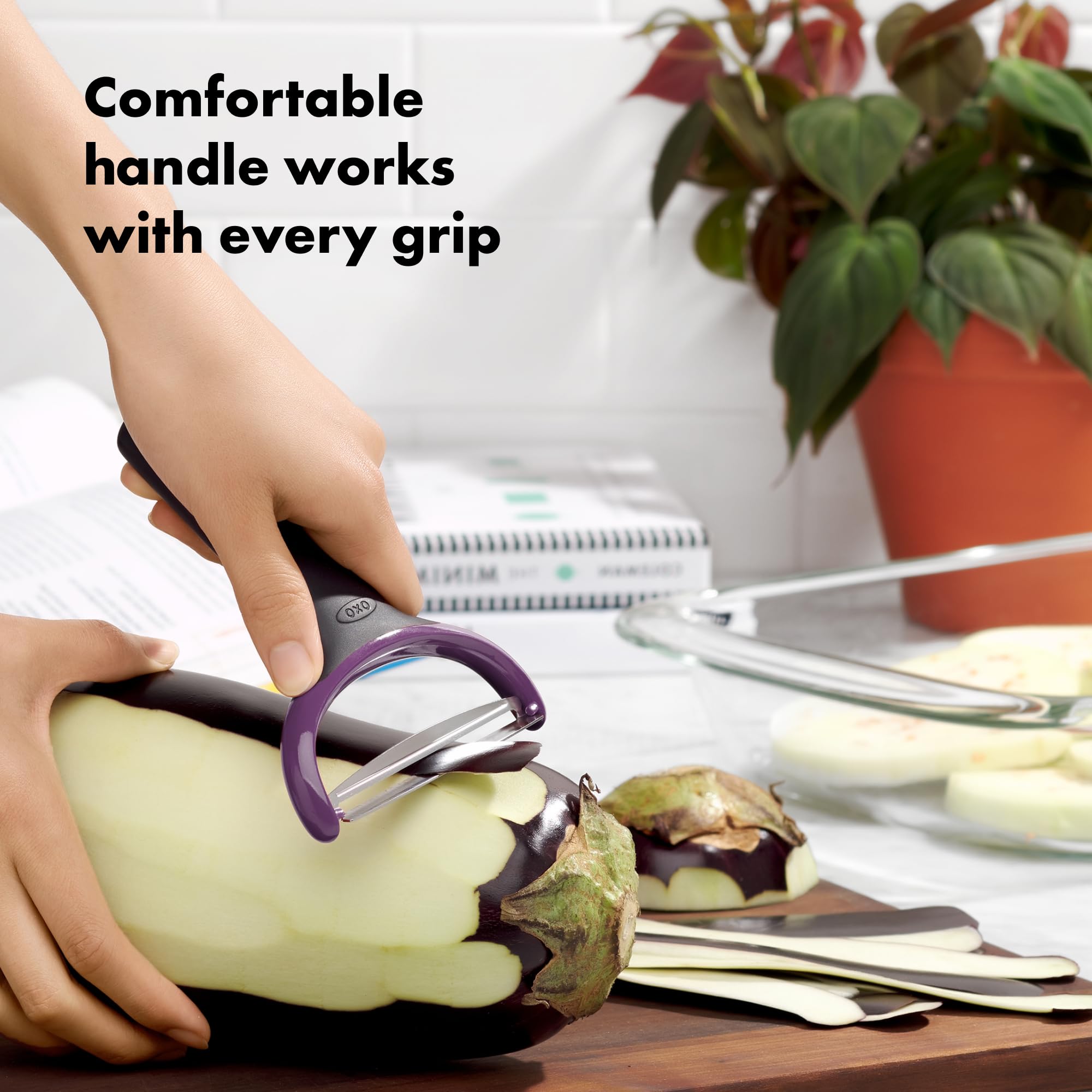 OXO Good Grips Large Y-Shaped Vegetable Peeler - Ultra-Sharp Stainless Steel Blade | Non-Slip Handle | Dishwasher Safe 5