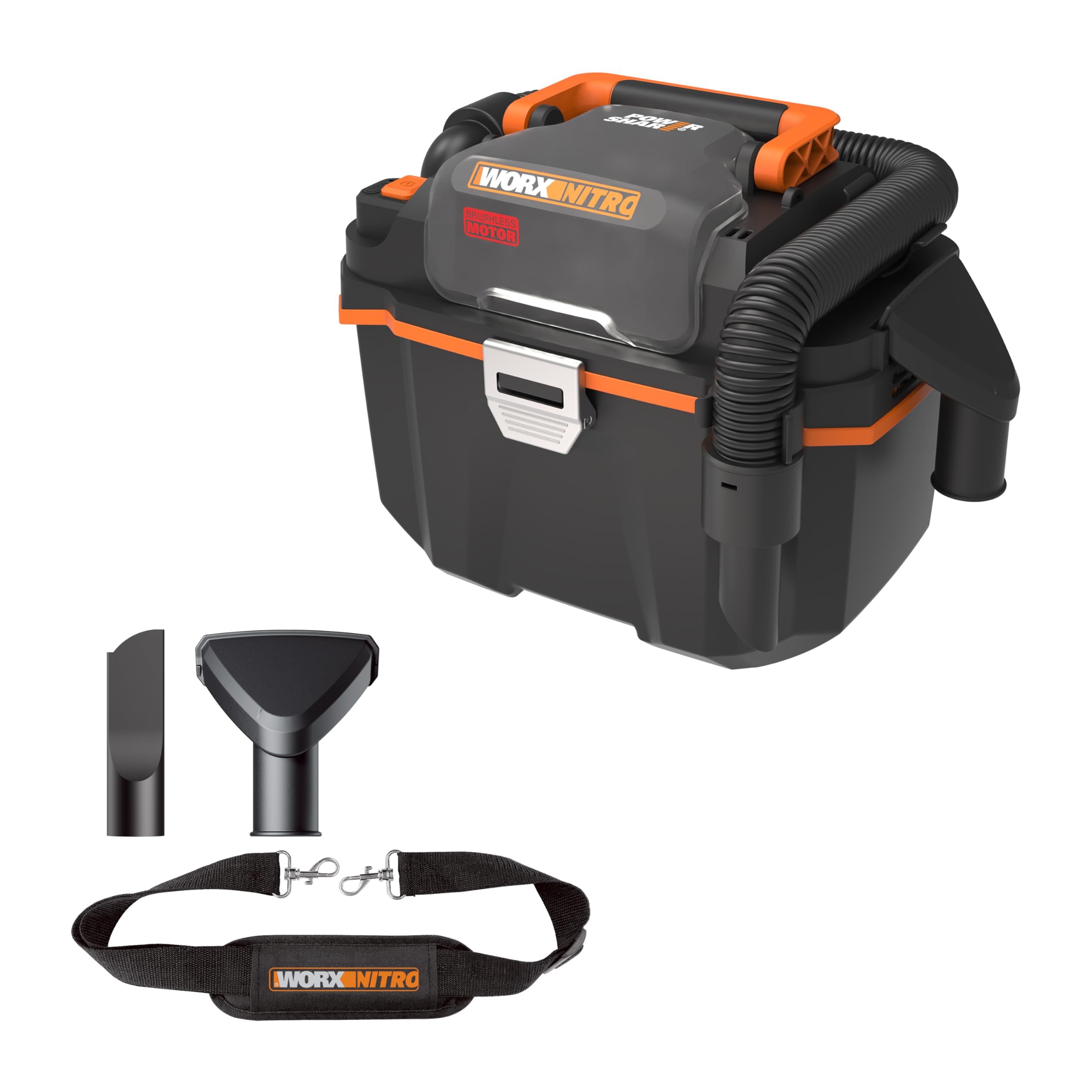 WORX WX031.9 18V (20V MAX) Cordless Compact Wet/Dry Vacuum Cleaner | 16kPa Suction | 8L Capacity 1