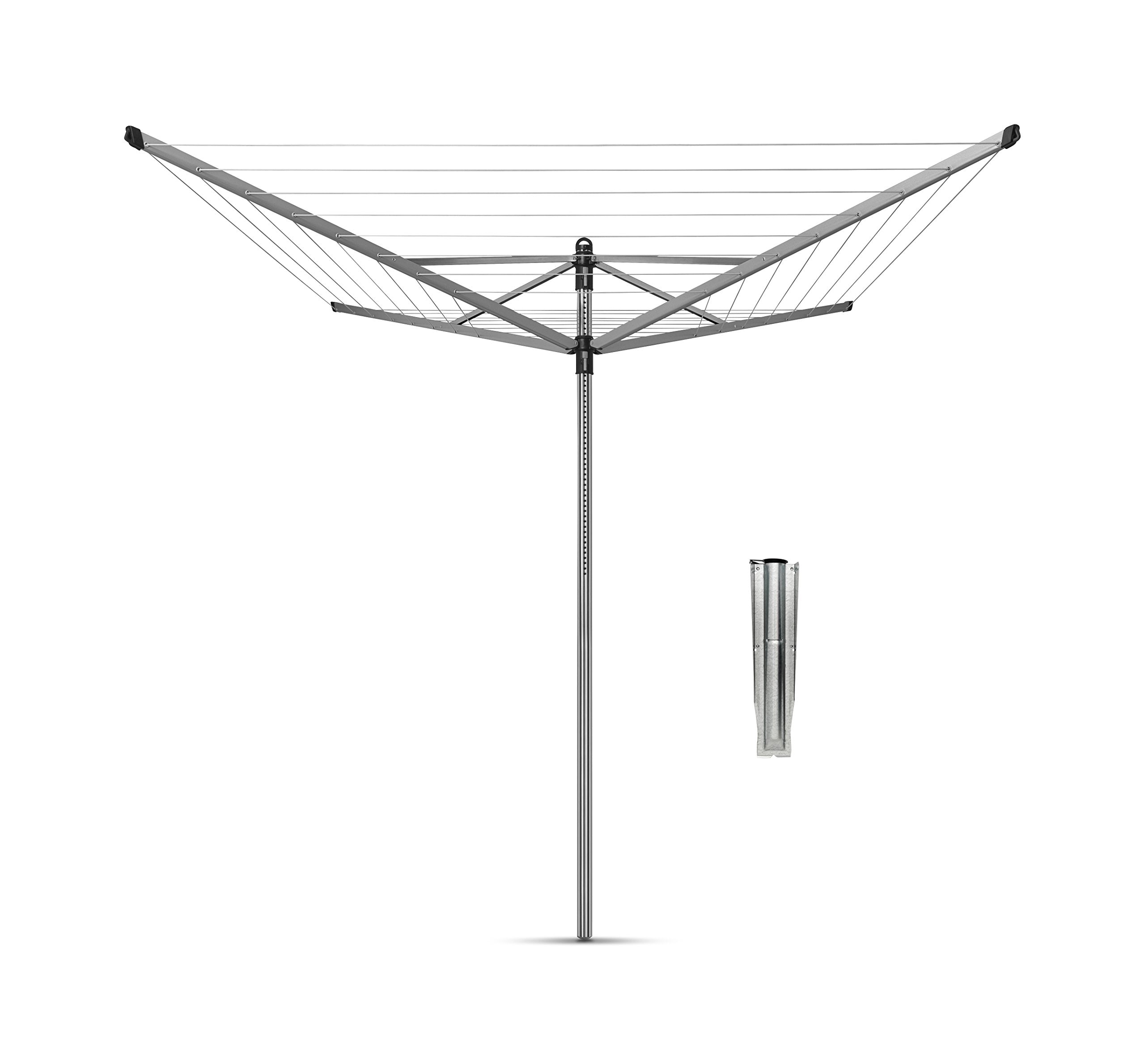 Brabantia Lift-O-Matic Rotary Clothes Dryer - 40m Drying Line | Adjustable Height 129-187 cm 1