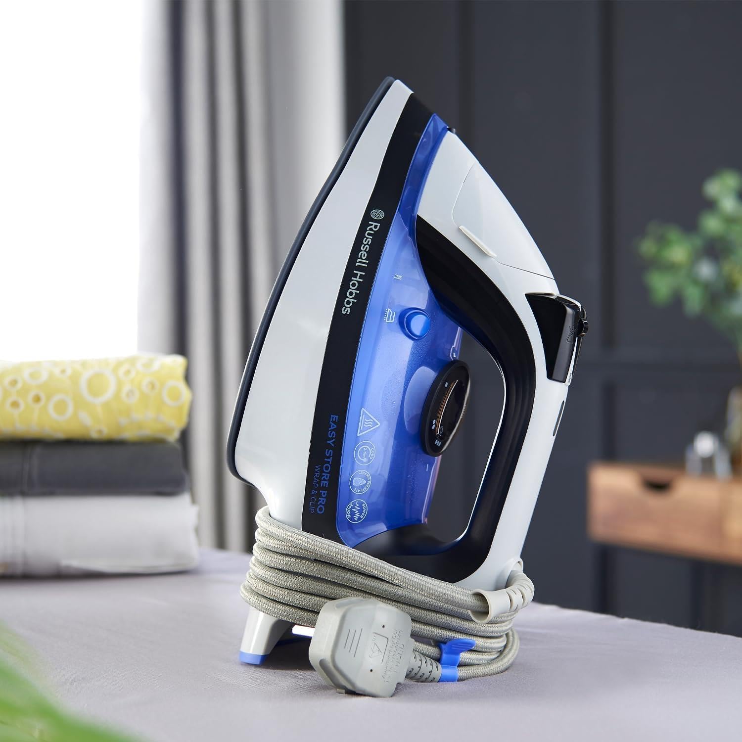 Russell Hobbs Easy Store Pro Wrap Steam Iron - 2400W Power | 180g Steam Boost | Ceramic Soleplate 6