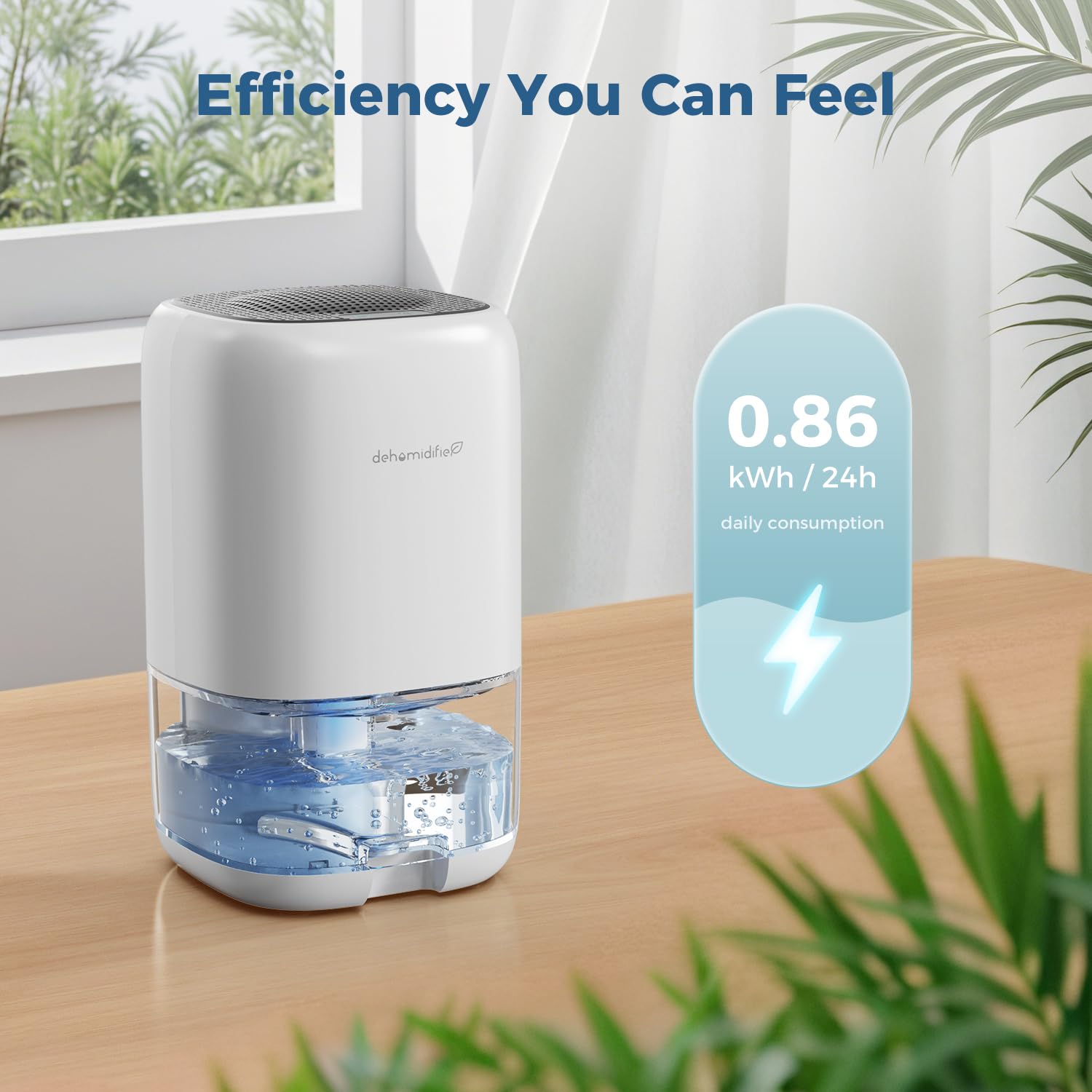 AROEVE 1000ml Dehumidifier for Home - Auto Off, Auto Defrost, Quiet Operation 7