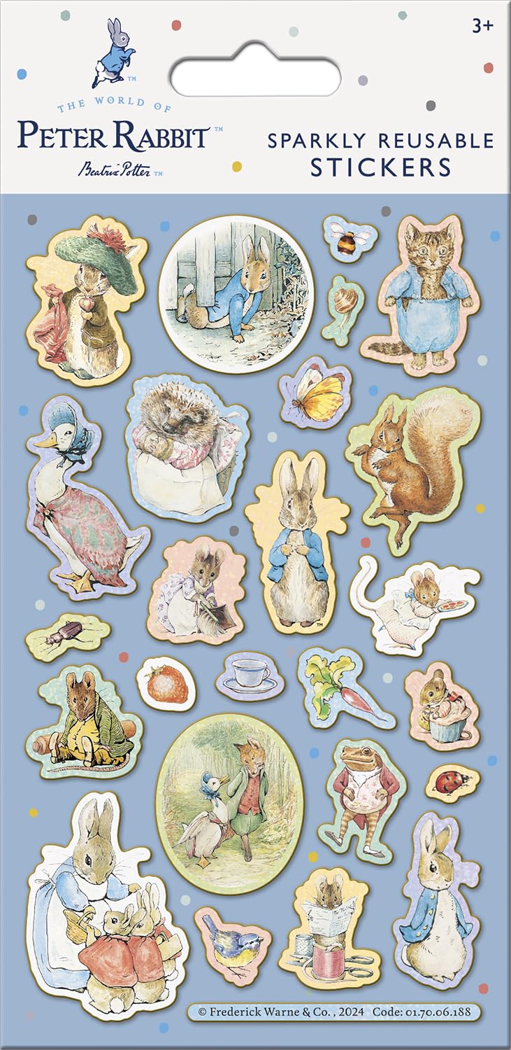 Paper Projects Peter Rabbit Mega Sticker Collection | Foil, Sheet & Die-Cut Stickers for Scrapbooking 4