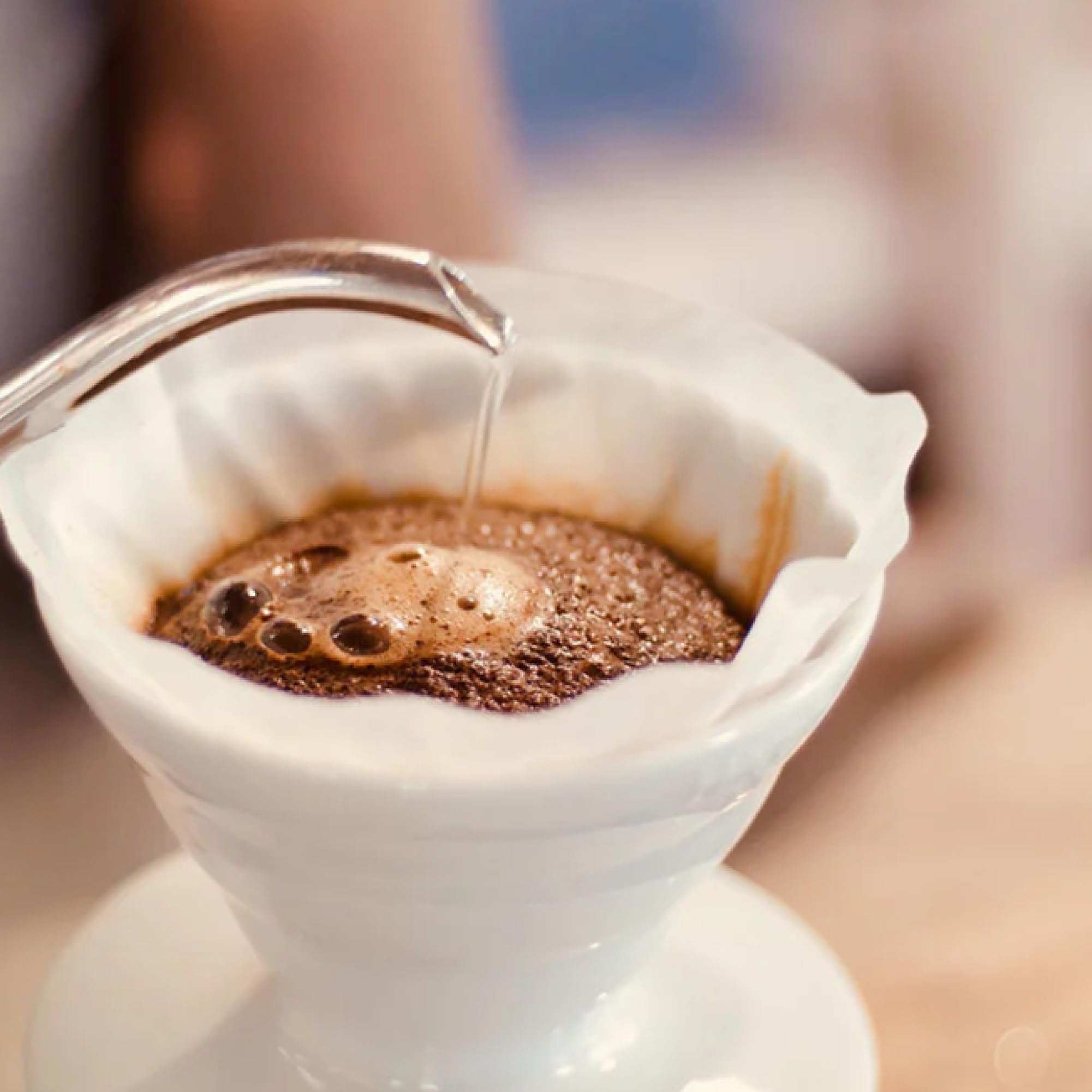 HARIO V60 Plastic Coffee Dripper - Size 02 | Manual Pour-Over | White 7