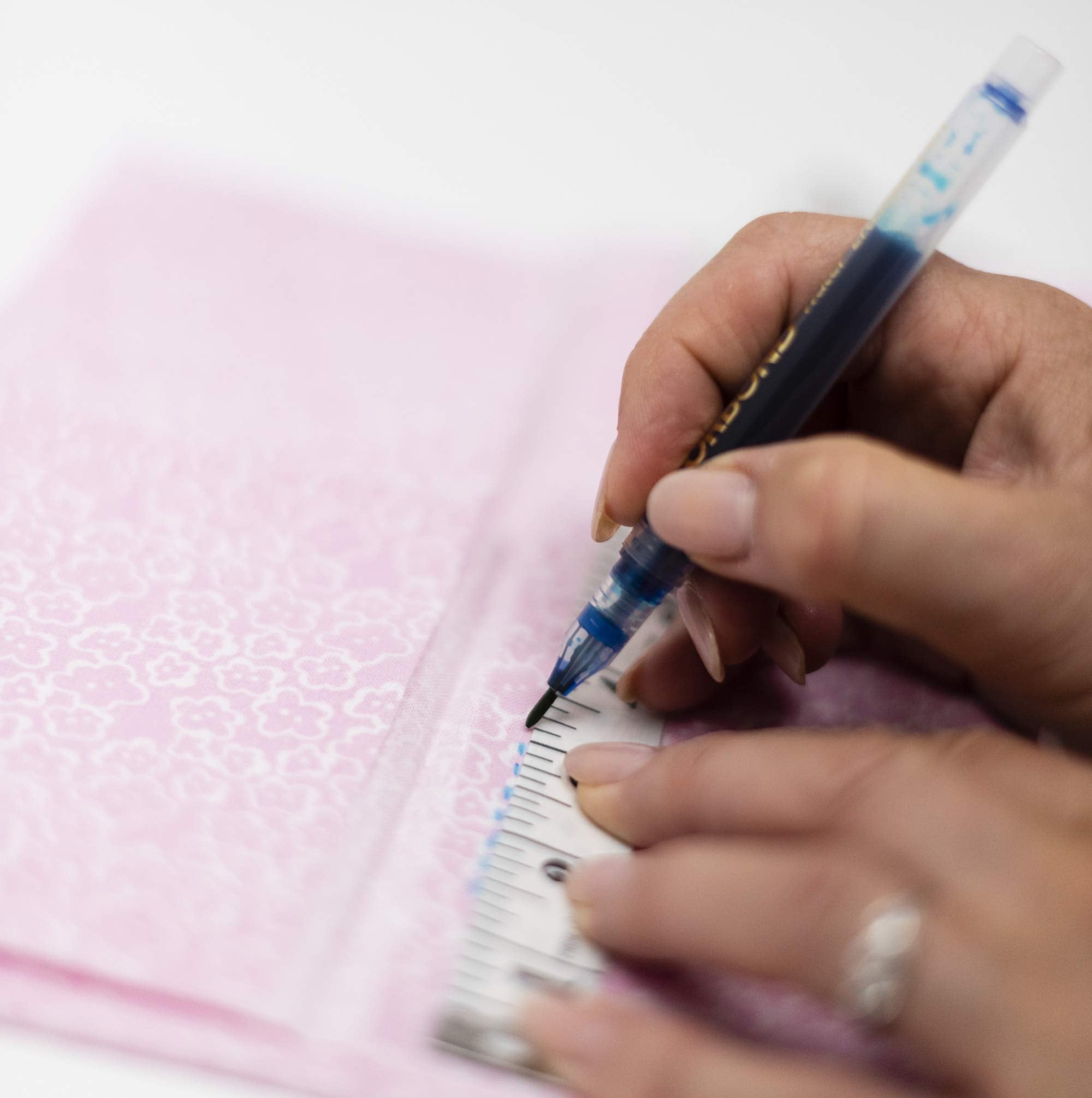 KORBOND Water Erasable Marker - Blue Ink for Fabric Marking | Mess-Free Alternative to Chalk 3