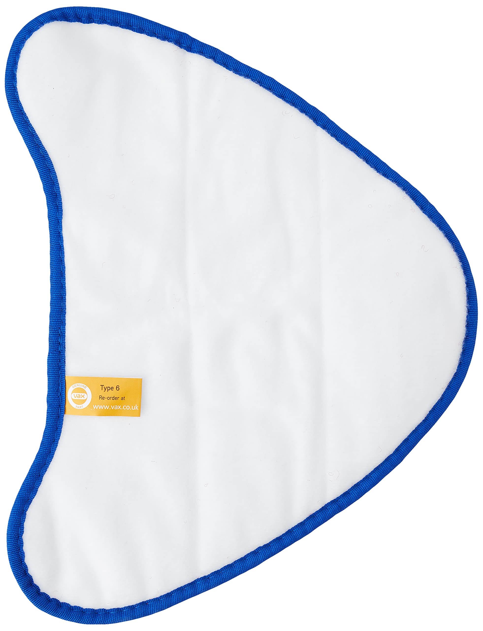 Vax Genuine Pro Cleaning Pads - Pack of 3 Blue Cloths for Steam Mops | Velcro-Fit 4