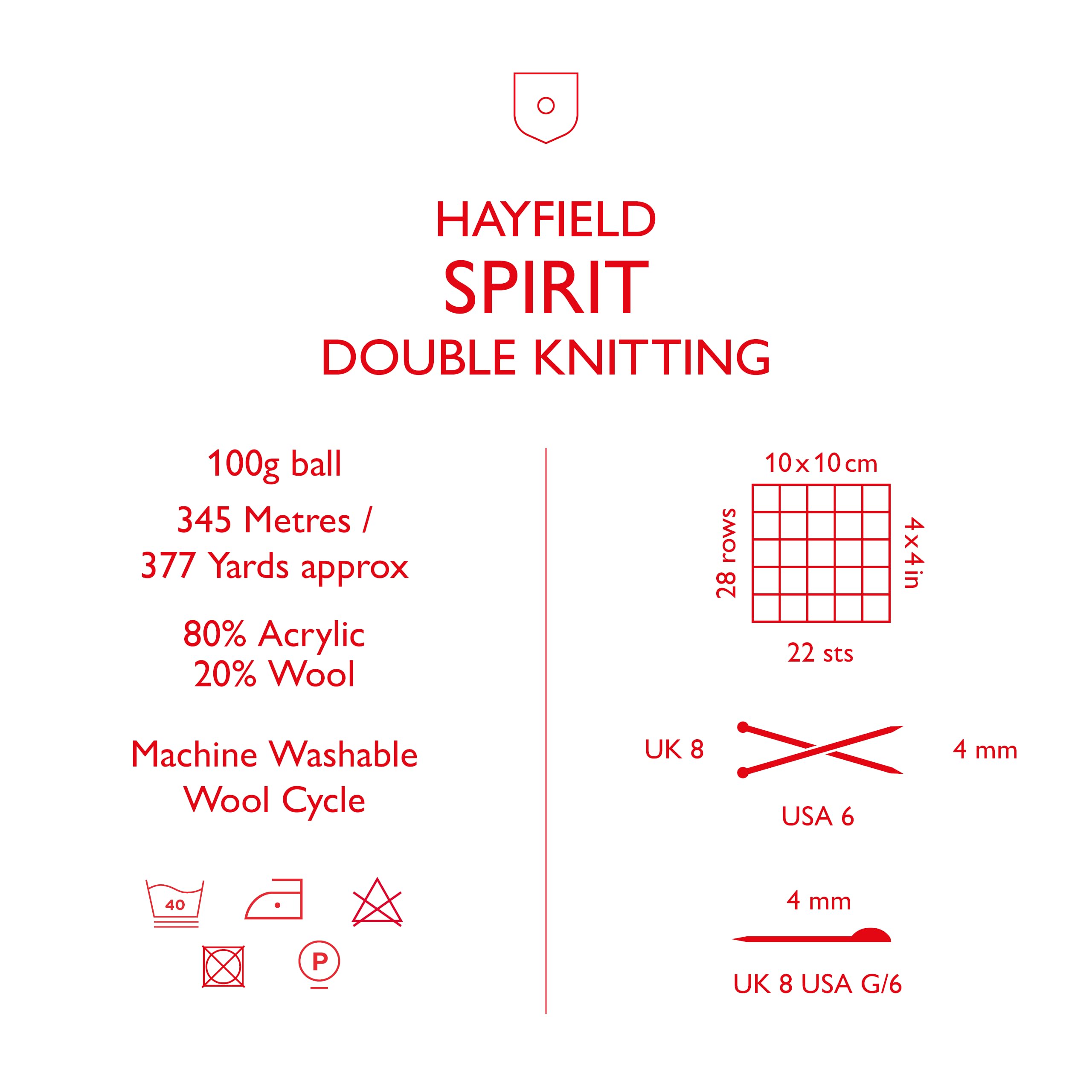 Sirdar Hayfield Spirit DK Yarn - Self-Striping Double Knitting | 100g | Mystery 2