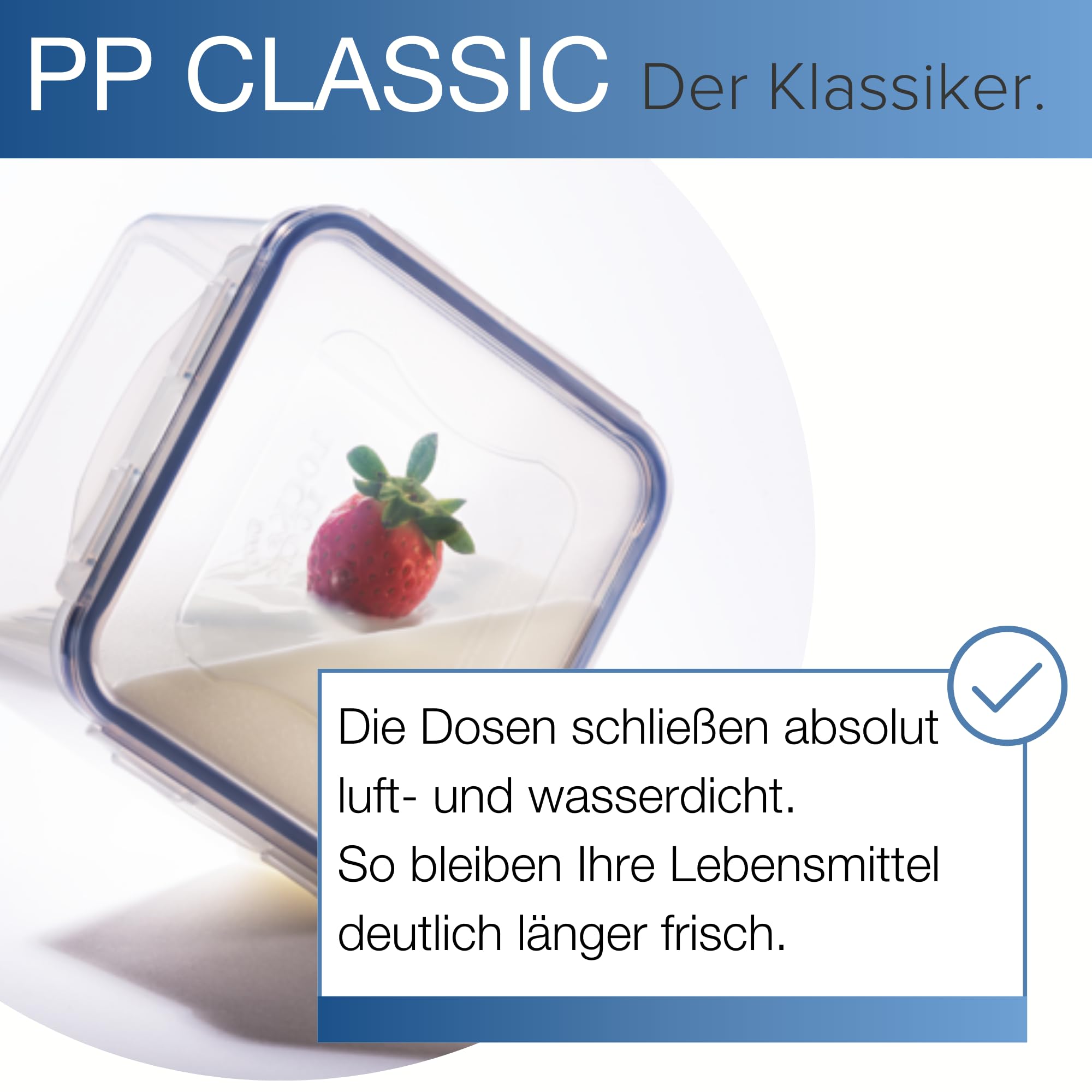 LocknLock Rectangular Plastic Food Container - 350ml Capacity | Airtight & Leak Proof | Dishwasher Safe 2