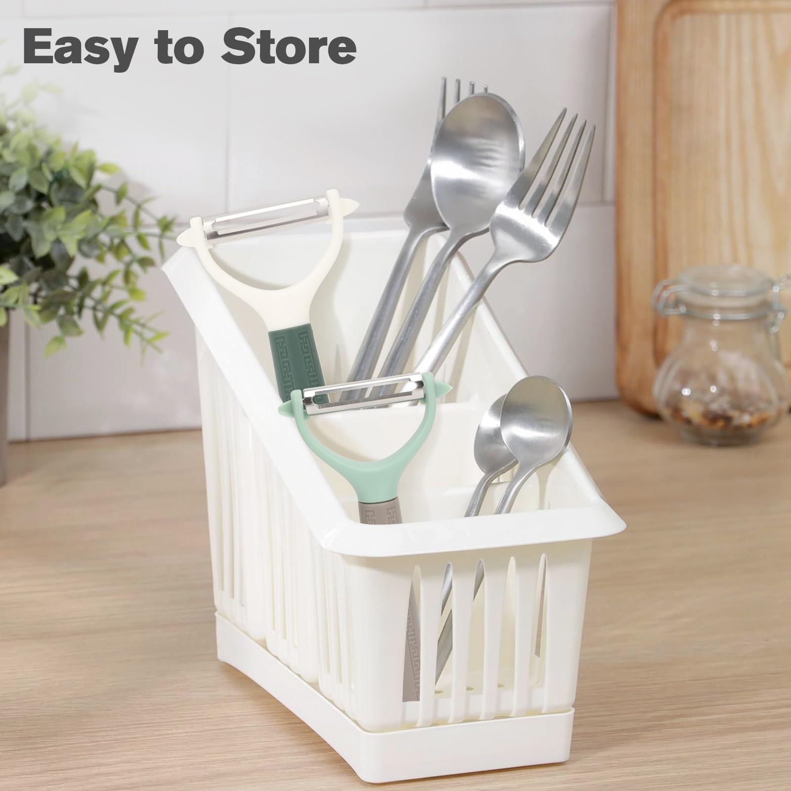 Euqvunn 2-Piece Y-Shaped Vegetable Peeler Set | 420 Stainless Steel Blade | Ergonomic Non-Slip Grip 6