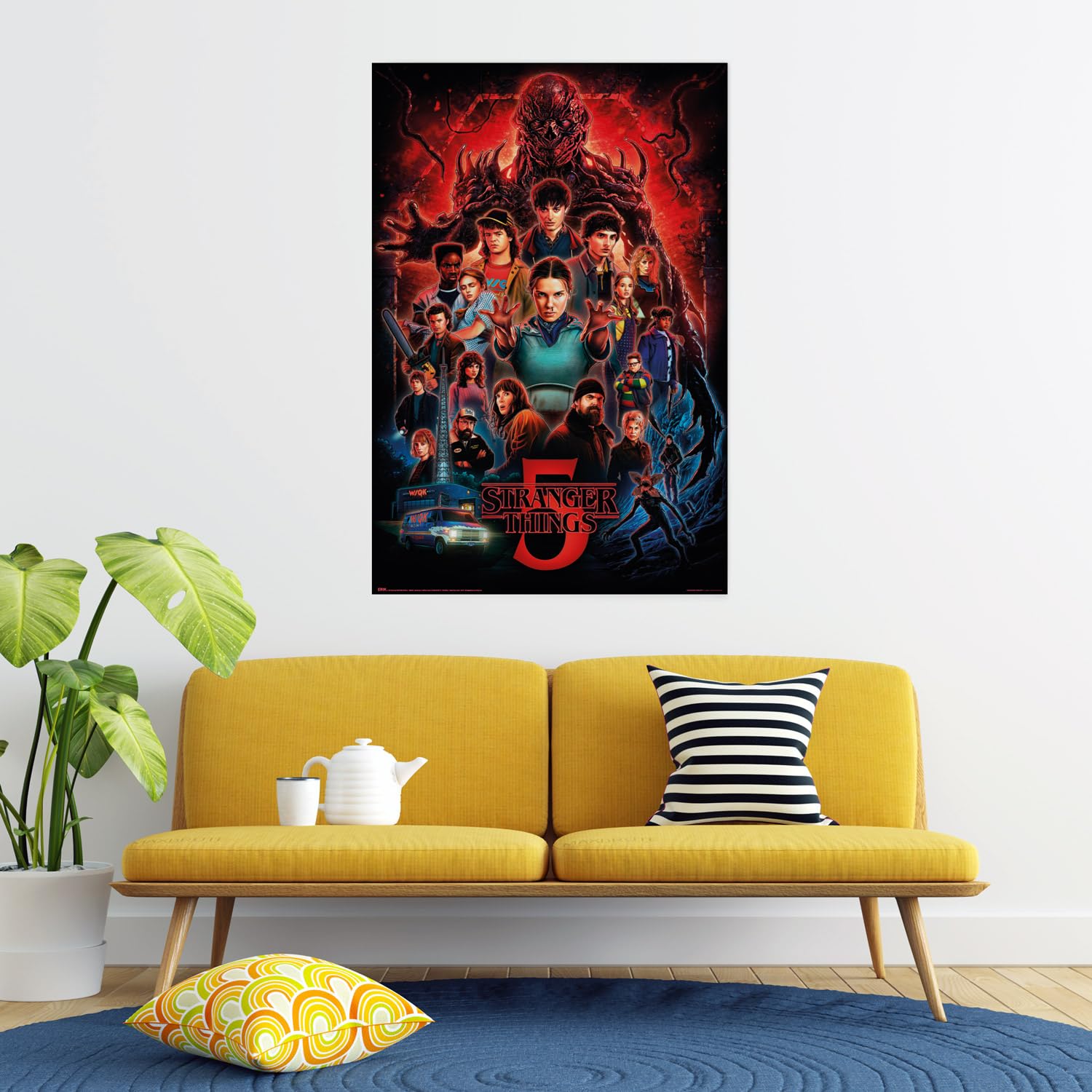 Grupo Erik Stranger Things Poster - 36 x 24 inches | 91.5 x 61 cm | Glossy Paper 2
