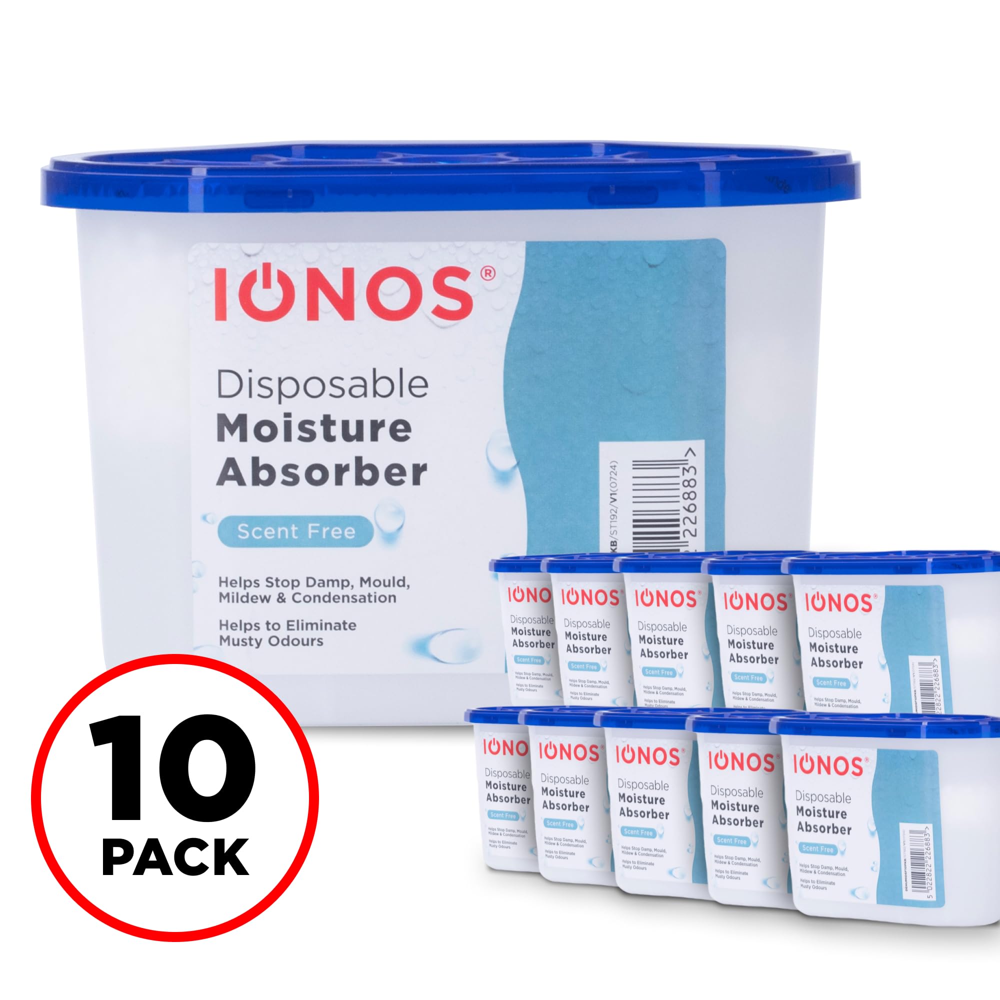 Status IONOS Disposable Dehumidifier - Scent Free | 500ml Capacity | 10 Pack 6