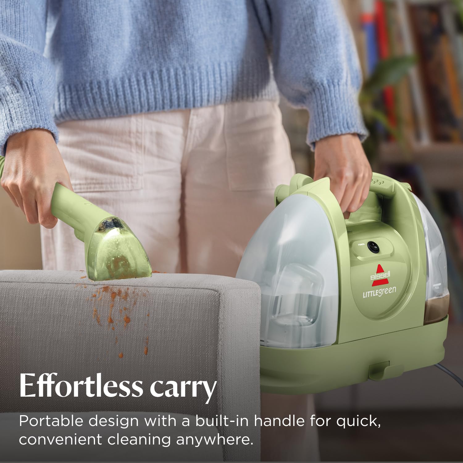 BISSELL Little Green Portable Carpet Cleaner - 7.800 Pa Suction | Dual Tank System | Corded 6
