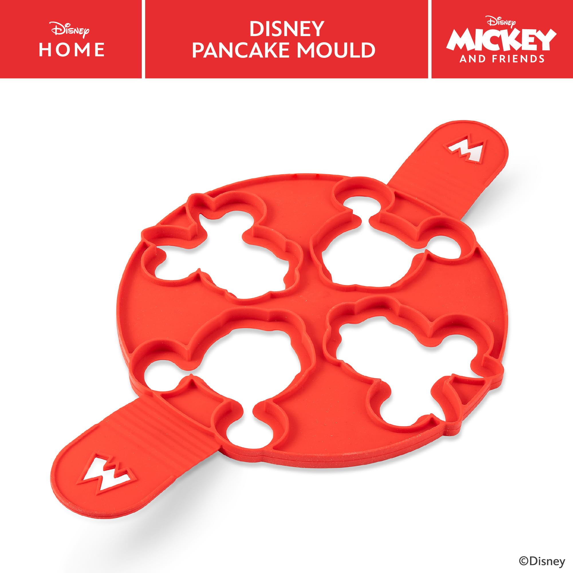 Prestige Disney Silicone Pancake Mould - Mickey & Minnie Silhouettes | Heat Resistant up to 260°C 2