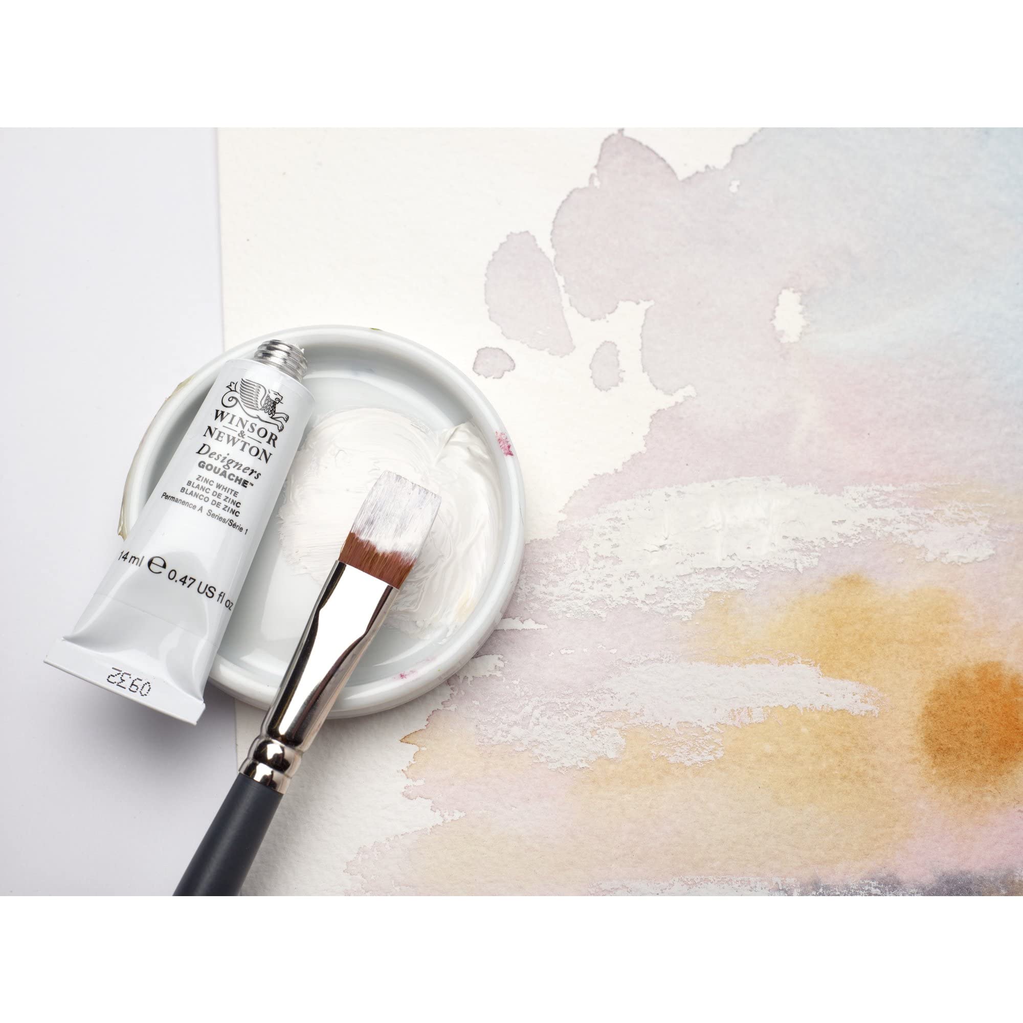 Winsor & Newton Designers Gouache Paint - Jet Black | 14 ml Tube | Matte Finish 8
