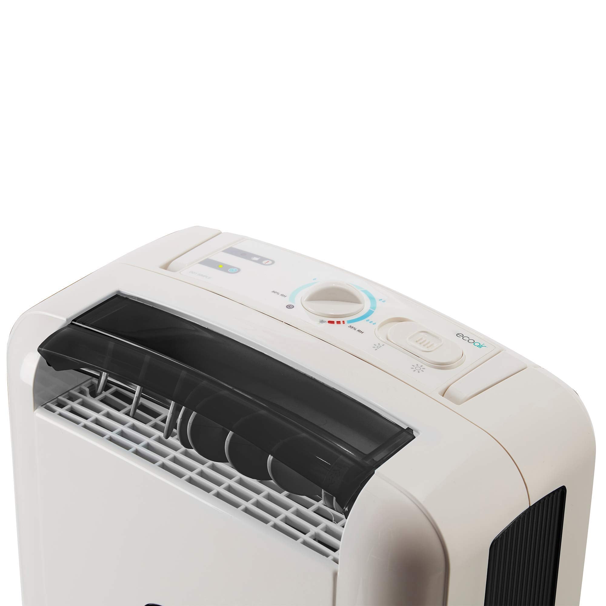 EcoAir DD1 Simple MK3 Black Desiccant Dehumidifier | 7.5 L/Day | 34dBA Quiet | Anti Bacterial Filter 4