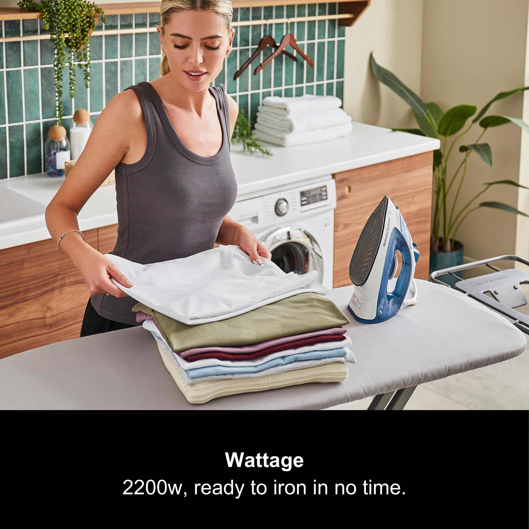 Morphy Richards LightGlide Steam Iron - 2200W Power | 100g Steam Boost | Ceramic Soleplate 7