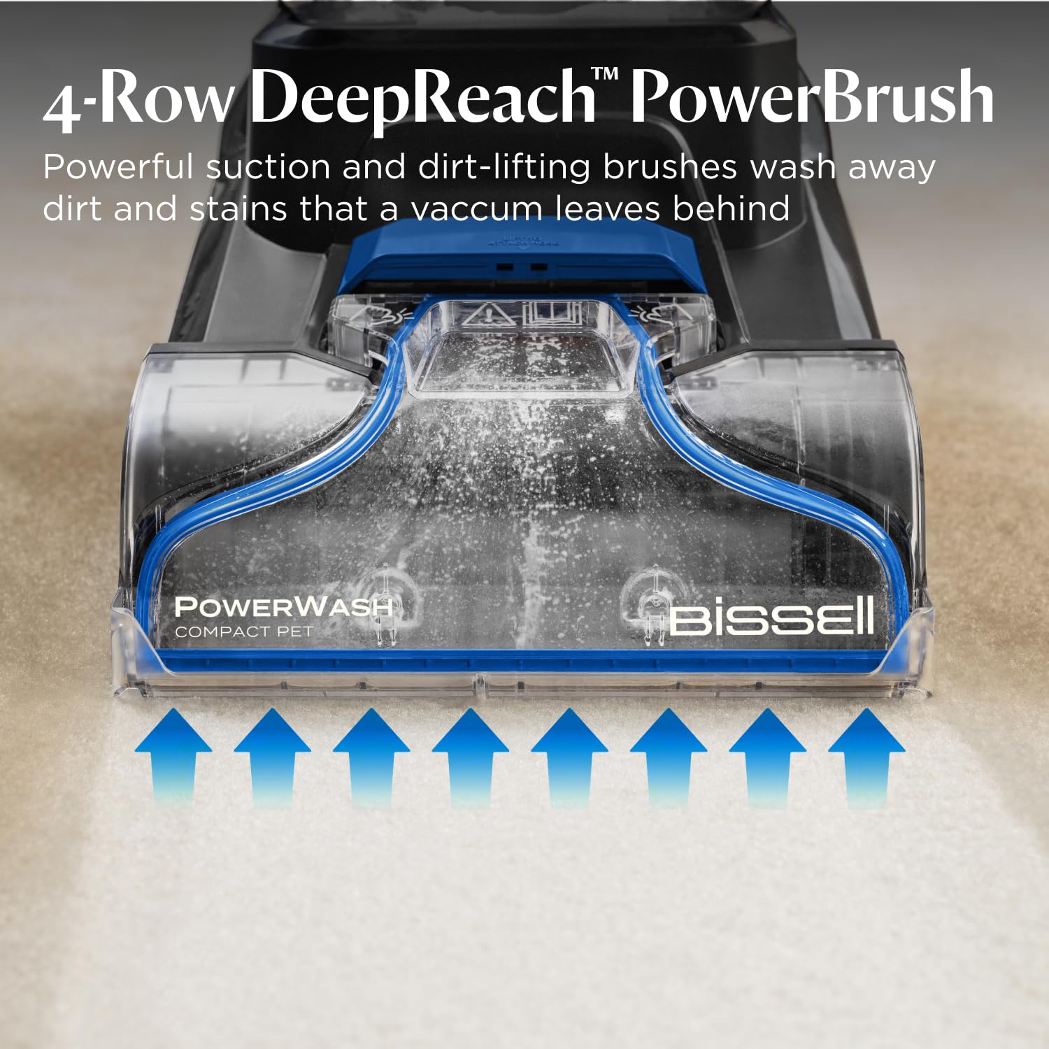 BISSELL PowerWash Compact Pet Carpet Cleaner 4058E | Compact & Portable | Removes Pet Stains & Odours | 600W 7