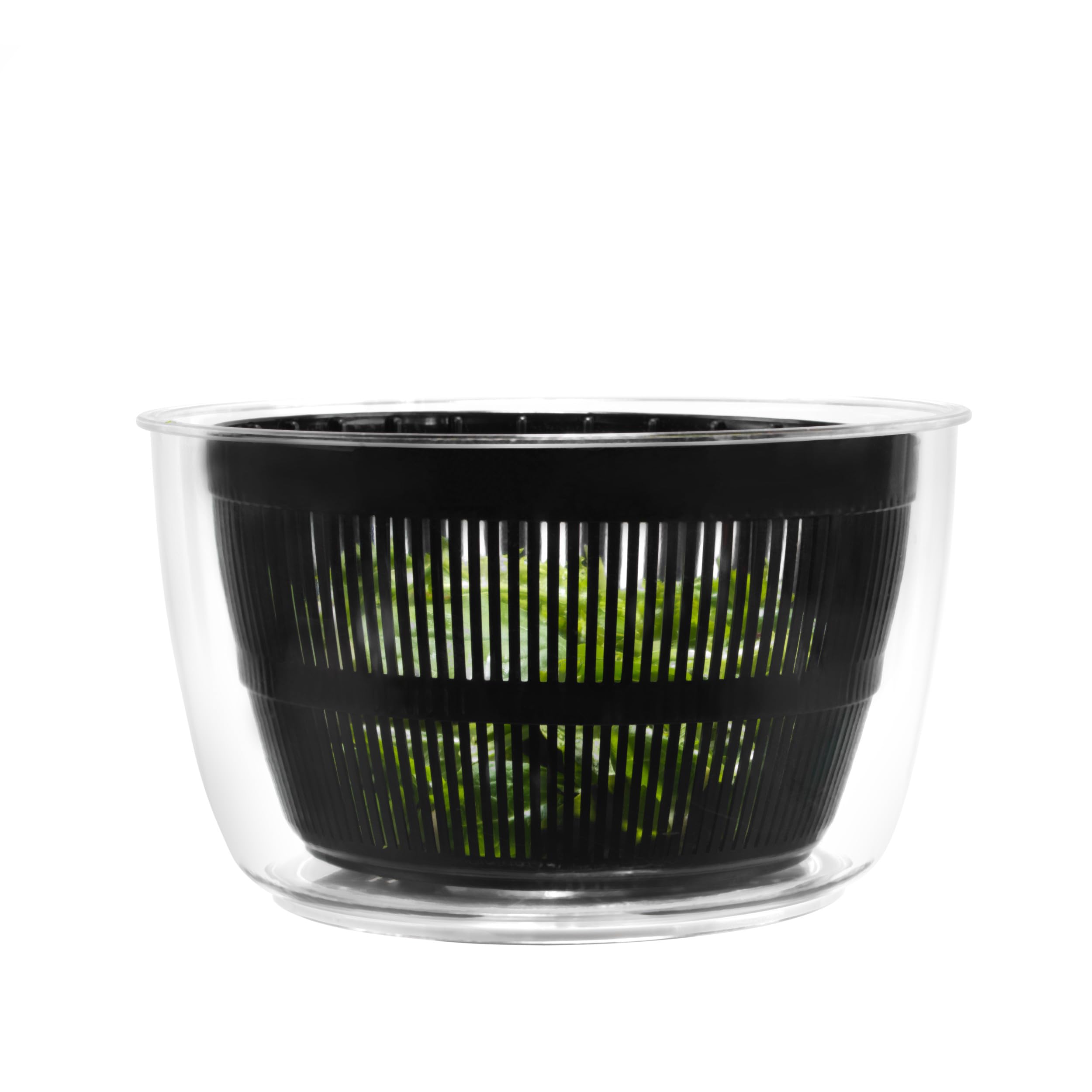 Salter 3.5L Salad Spinner - Wash, Dry, and Serve Lettuce Dryer | Plastic | White/Black 7
