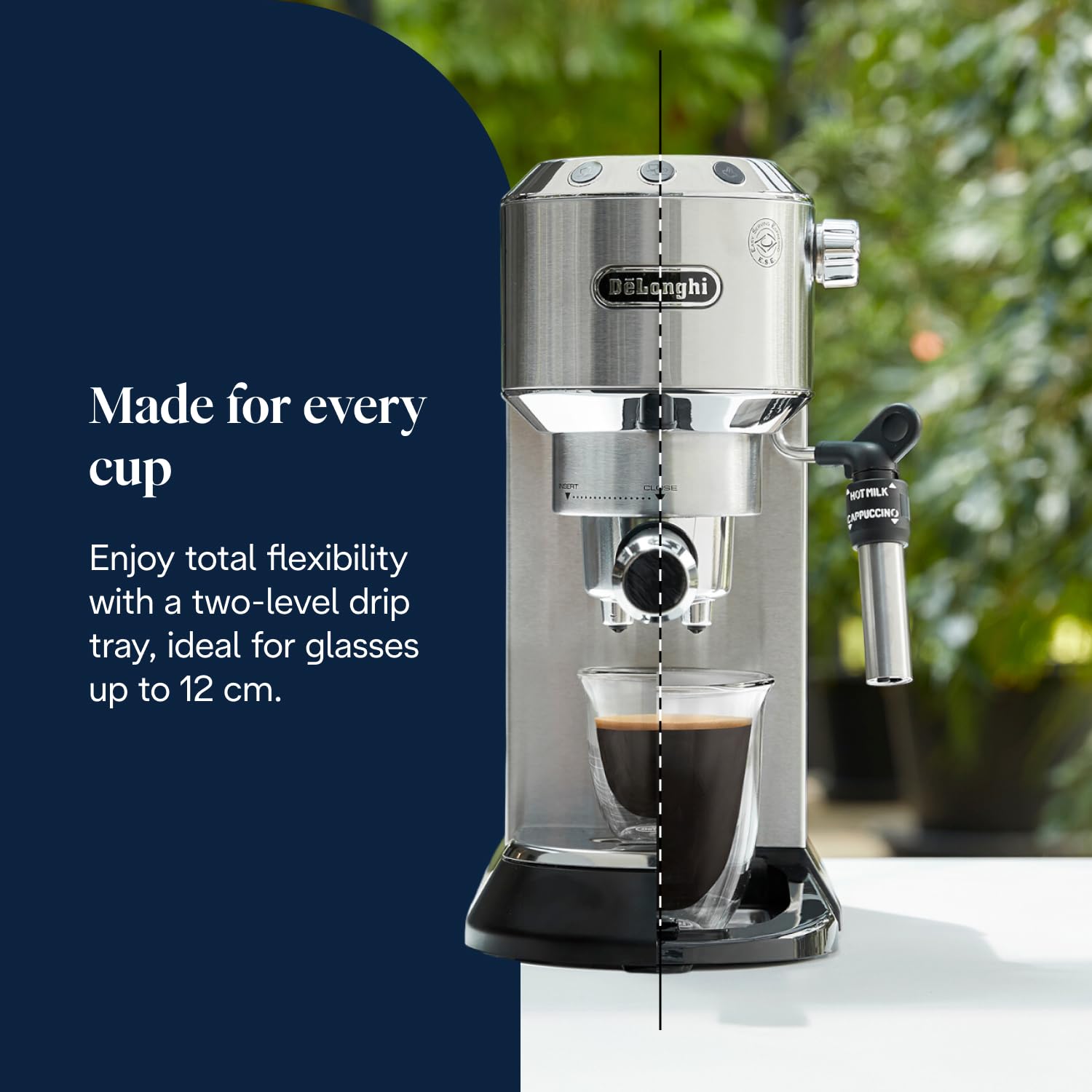 De'Longhi Dedica Style Espresso Machine - 15 Bar Pressure | Adjustable Milk Frother | Slim 15cm Design 7