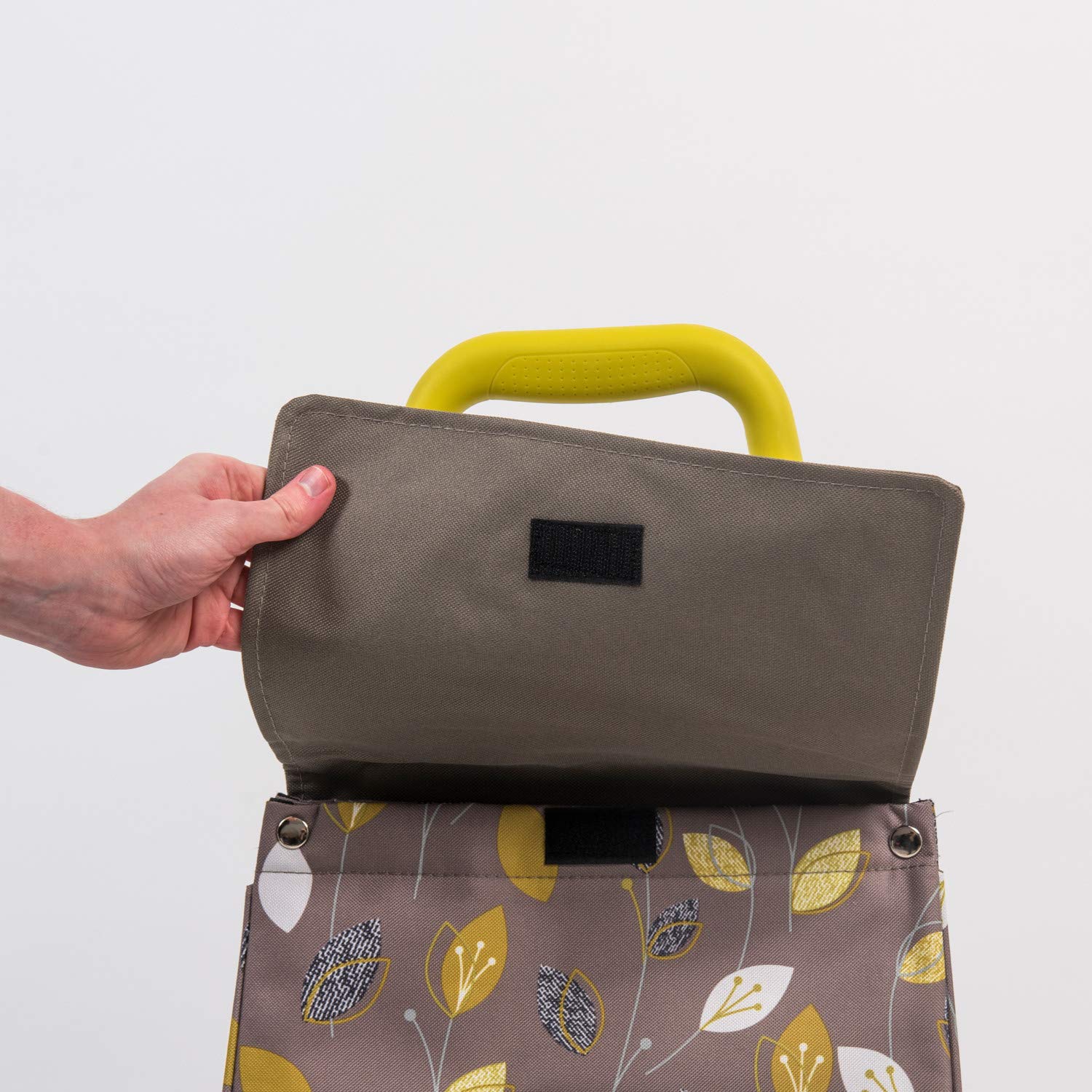 Sabichi Lemongrass Shopping Trolley - 40L Capacity, Lightweight 1.9kg, Thermal Insulated 3