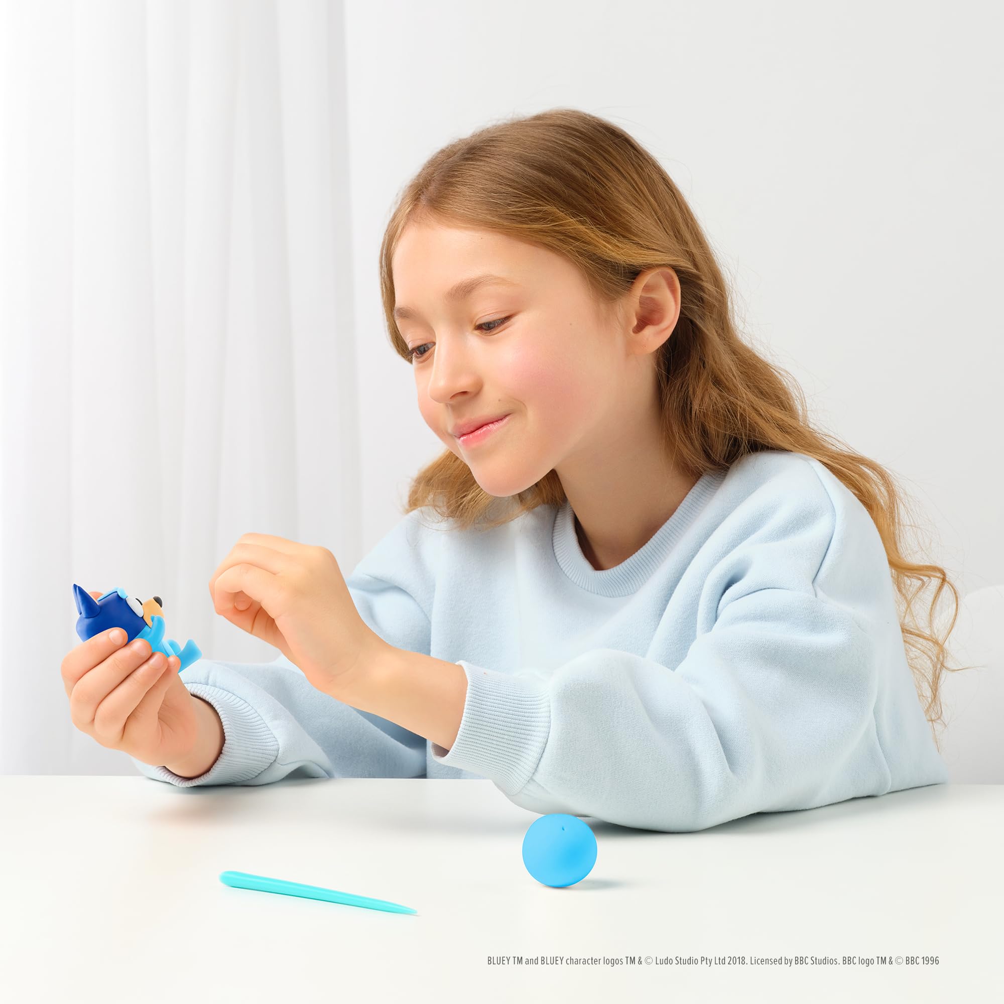 HEY CLAY Bluey & Friends Set - 15 Cans Air Dry Clay with Sculpting Tool | Ages 3+ 7