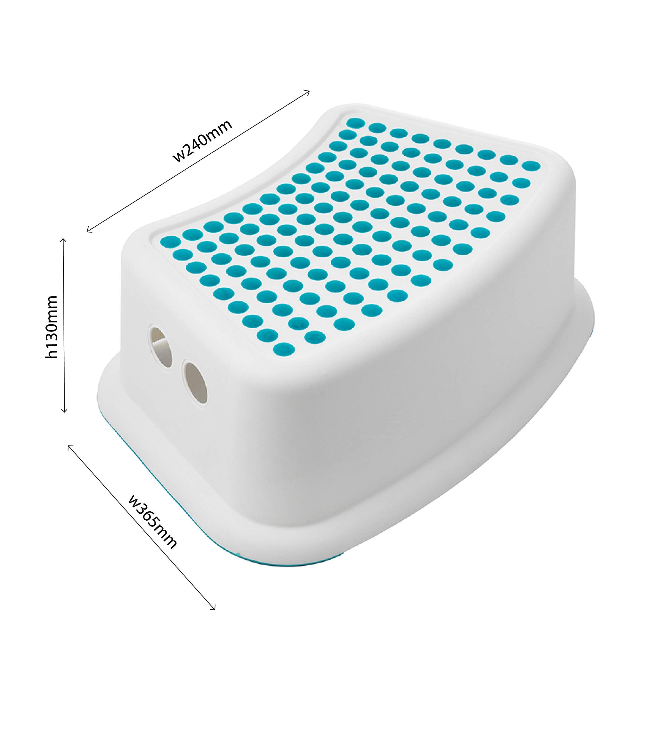 Addis Kids Plastic Bathroom Booster Step Stool - Durable, Anti-Slip Feet | 35kg Capacity 4