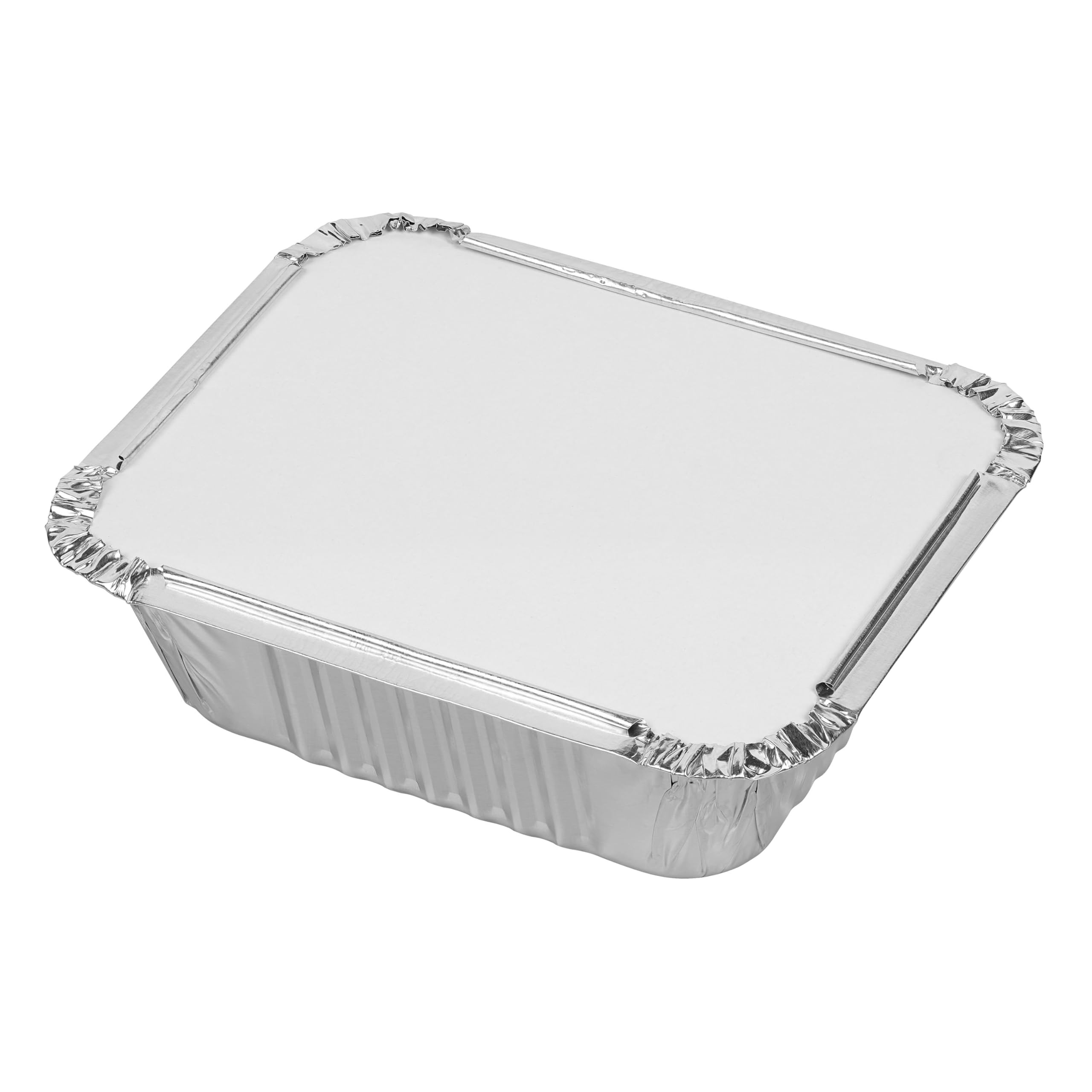 Tala Foil Container with Lids, Silver, 15cm x 12cm x 5cm | Ideal for Take-Out | Portable 7