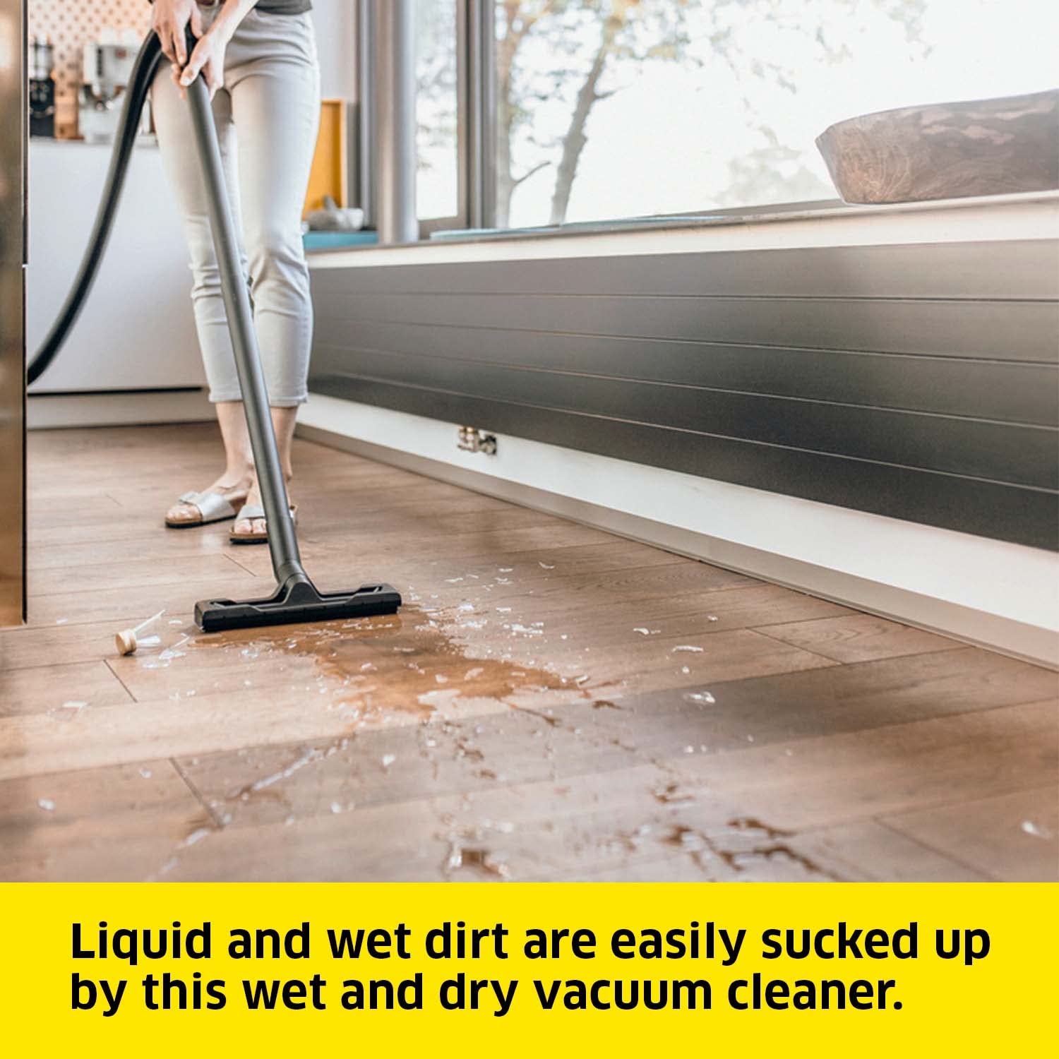 Kärcher WD 3 Wet & Dry Vacuum Cleaner - 1000W Power | 17L Capacity | Wet/Dry Function 5