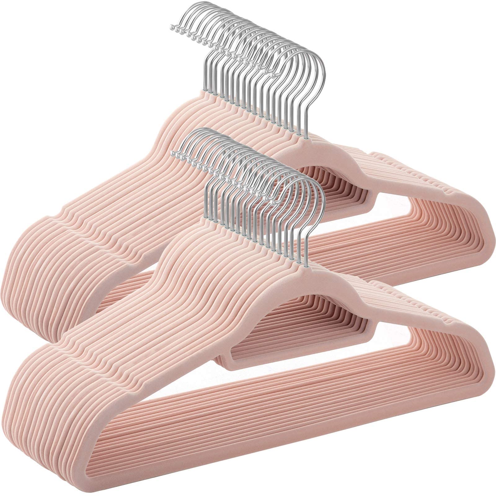 SONGMICS Velvet Hangers - 50 Pack Non-Slip Space Saving Hangers | 0.6cm Slim | 5kg Capacity 1