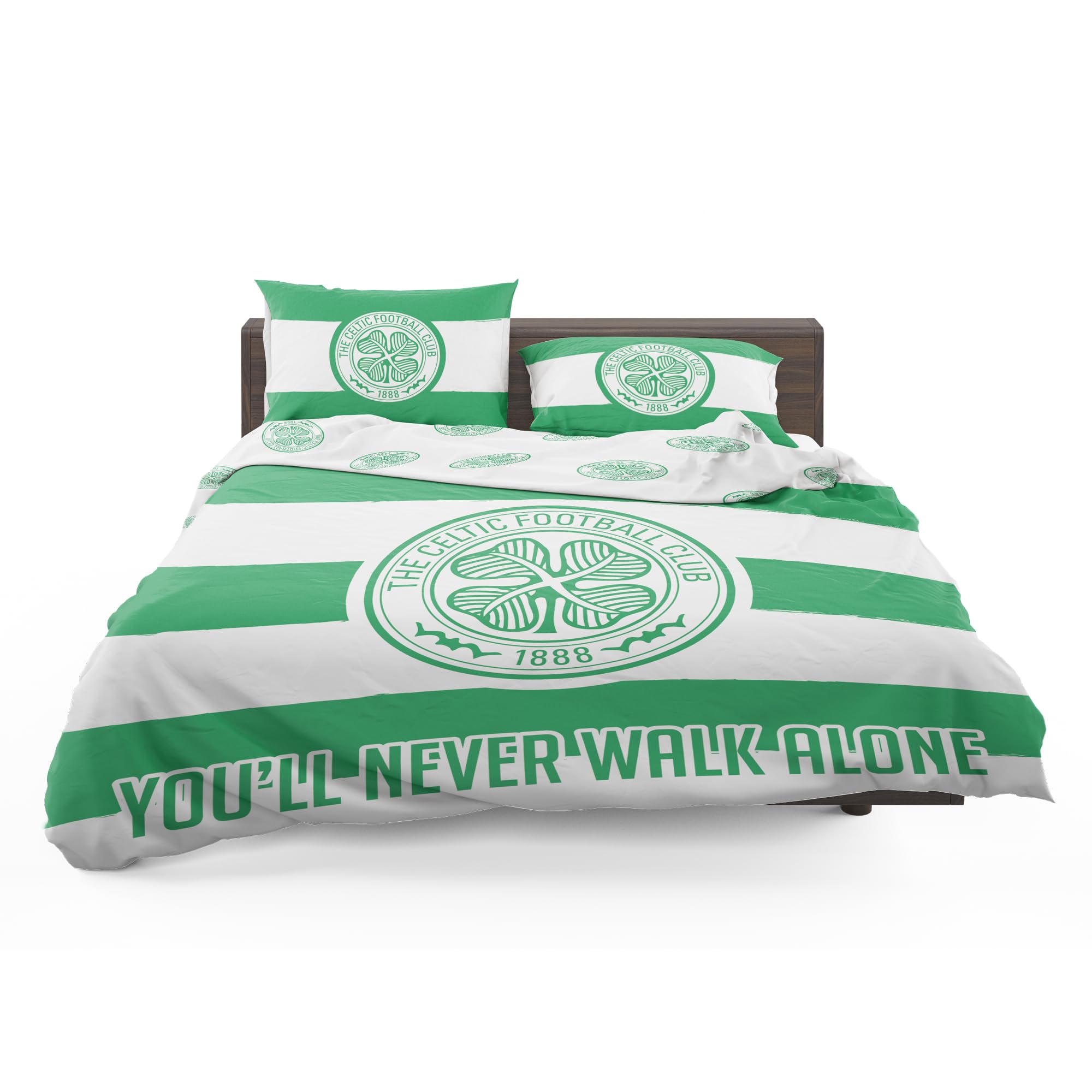 The Gift Scholars Celtic FC Double Duvet Cover Set - Reversible Polycotton | 200x200 cm 6