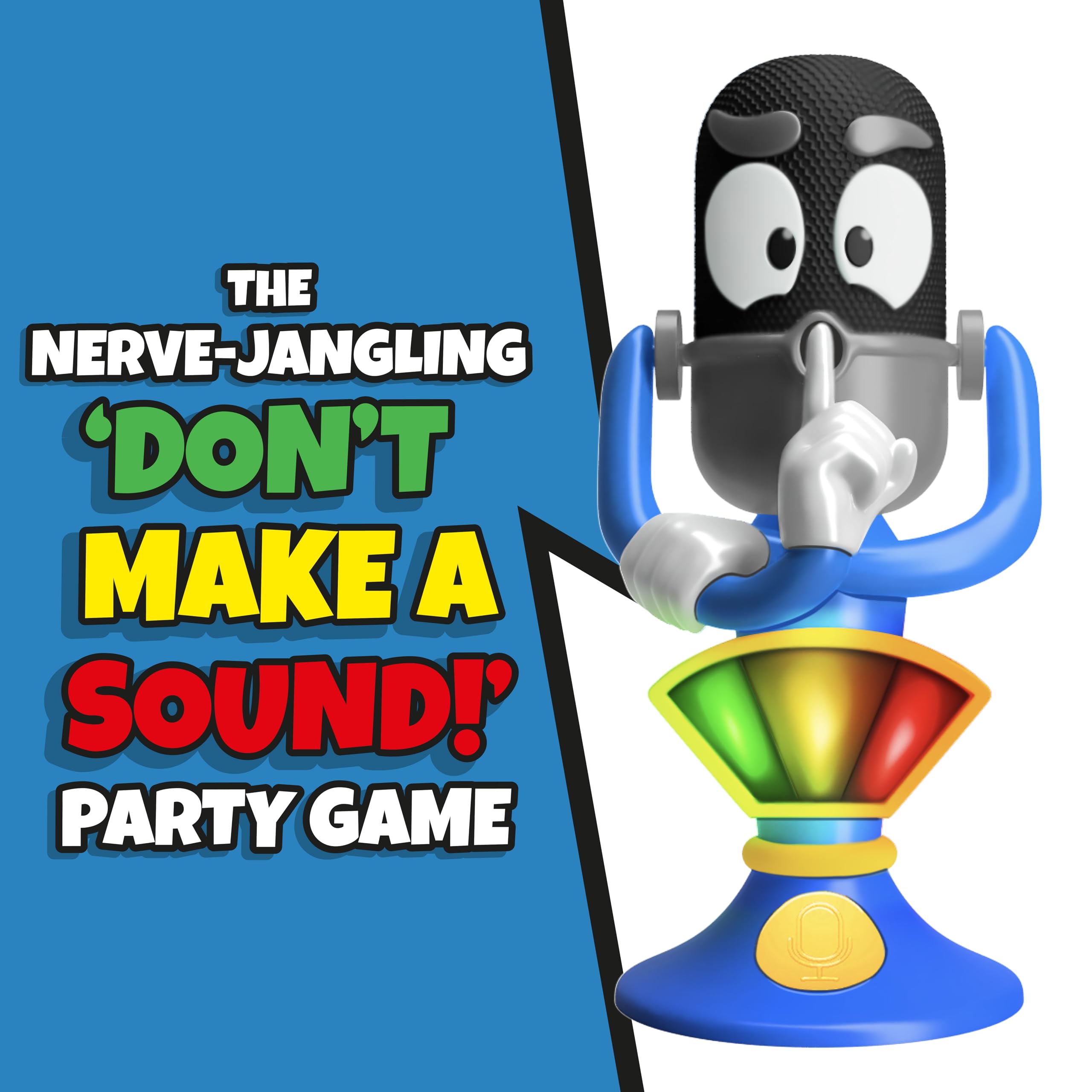TOMY Extreme Silence Game - Sound-Sensitive Party Challenge for 2+ Players, Ages 6+ 2