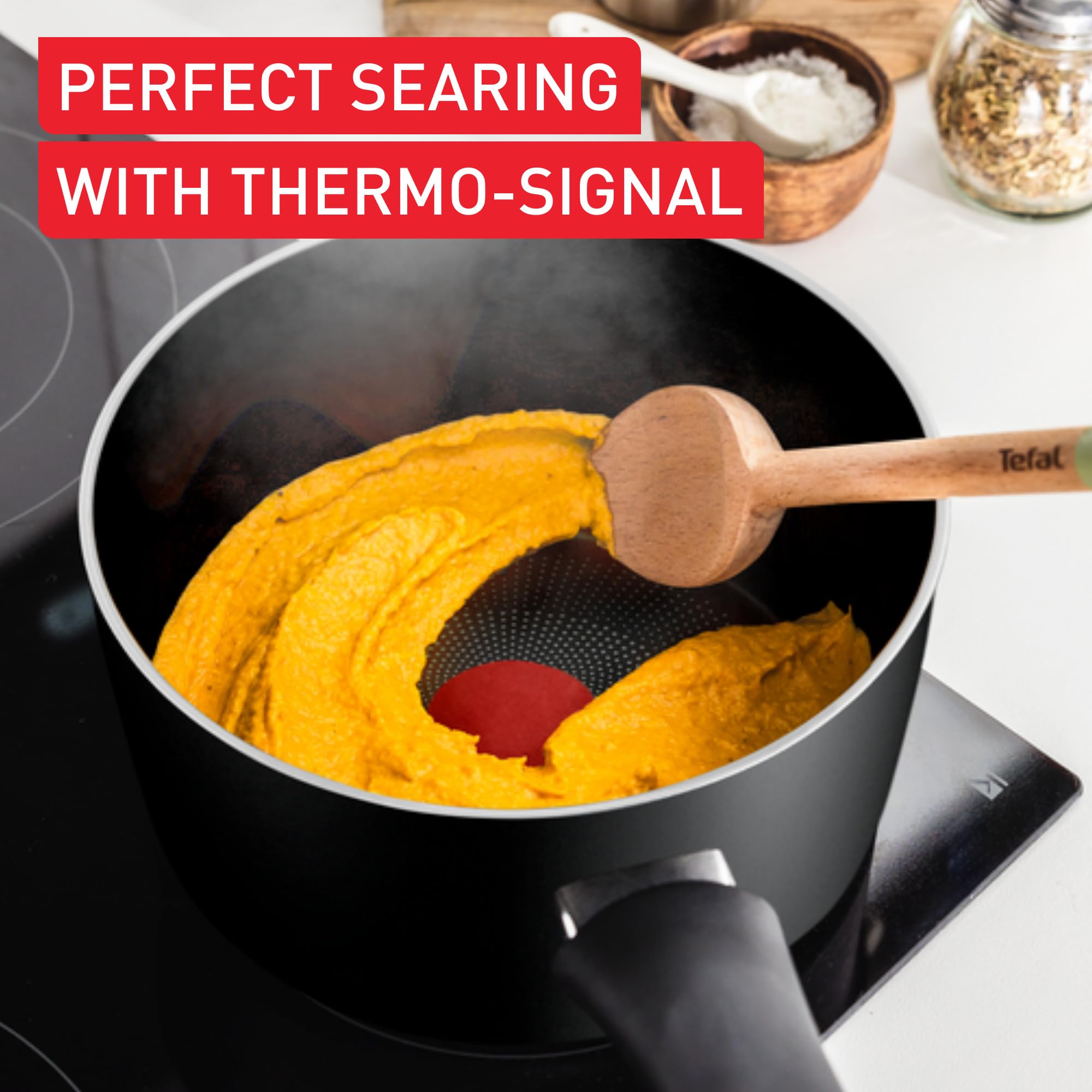 Tefal Titanium Essential Frying Pan - 18 cm Non-Stick, Metal Spatula Safe, All Hobs Except Induction 5