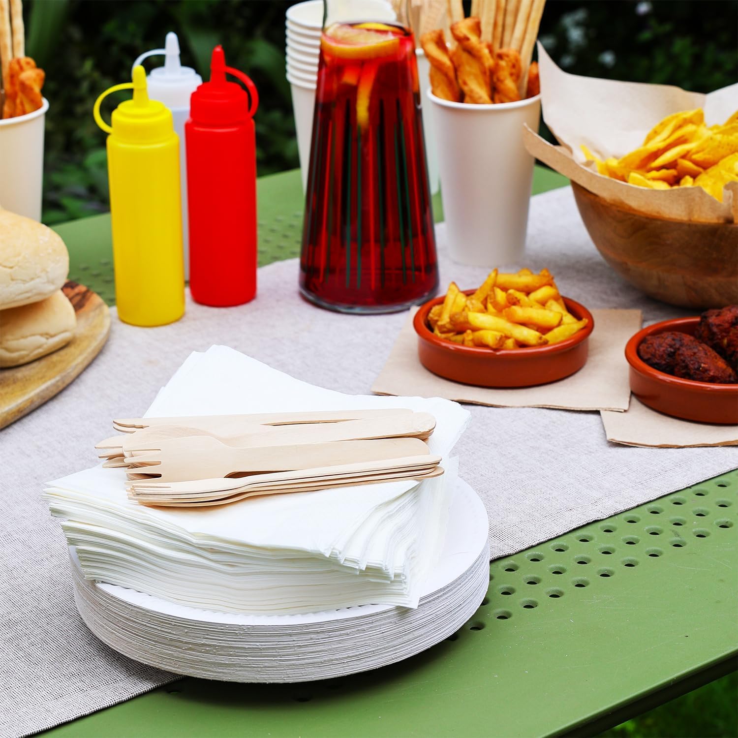 Talking Tables Table Kind Eco-Friendly White Paper Plates - 150 Pack, 22CM, Made in EU 11