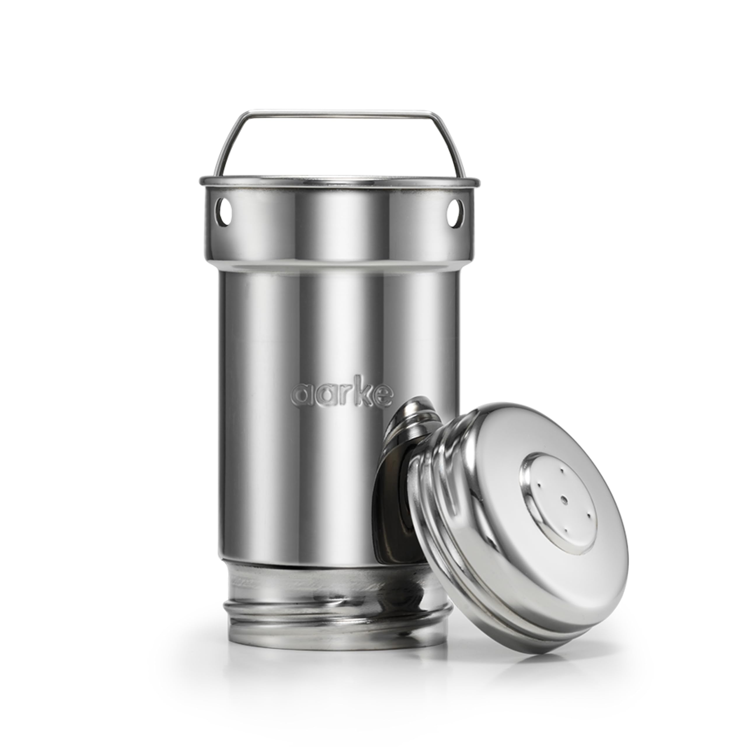 aarke Purifier Large Water Filter Jug - 1.7L Filtered Capacity | Glass & Steel | Filter Change Indicator 7