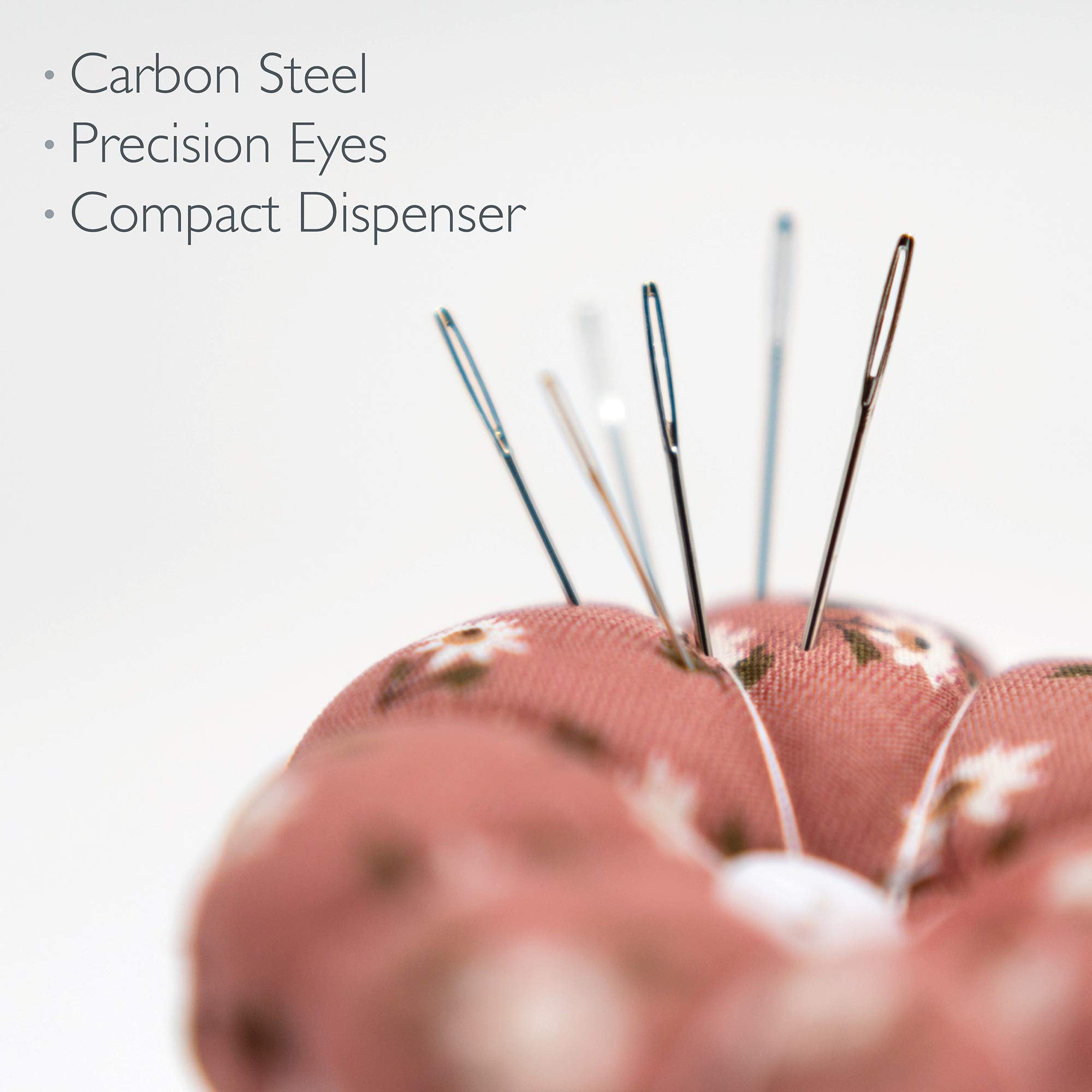 KORBOND 30 Piece Needle Compact - Assortment for Sewing, Quilting, Tapestry & Darning | Carbon Steel 3