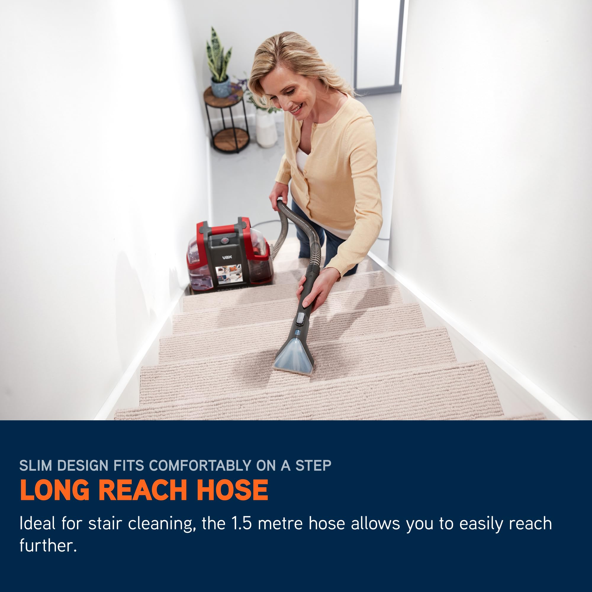 Vax SpotWash Spot Cleaner - Multi-Surface Cleaning for Stains, Spills & Pet Messes | 3.89kg 8